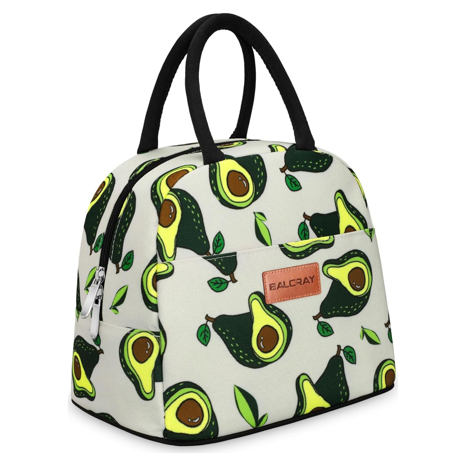 Bolsa de Almuerzo Aislada BALORAY Aguacate 9L para Adultos