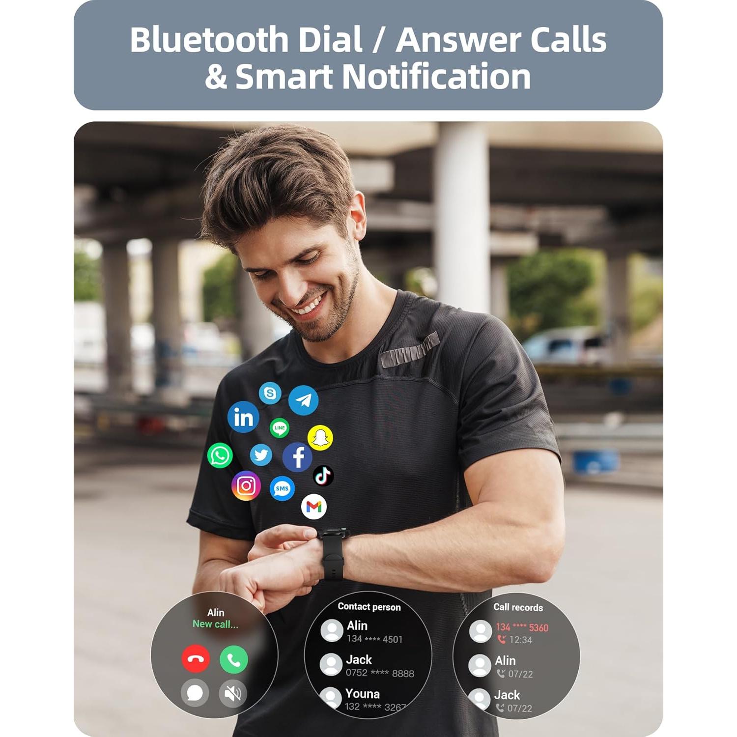 Reloj Inteligente Parsonver SR1 HD 1.32" IP68 Fitness