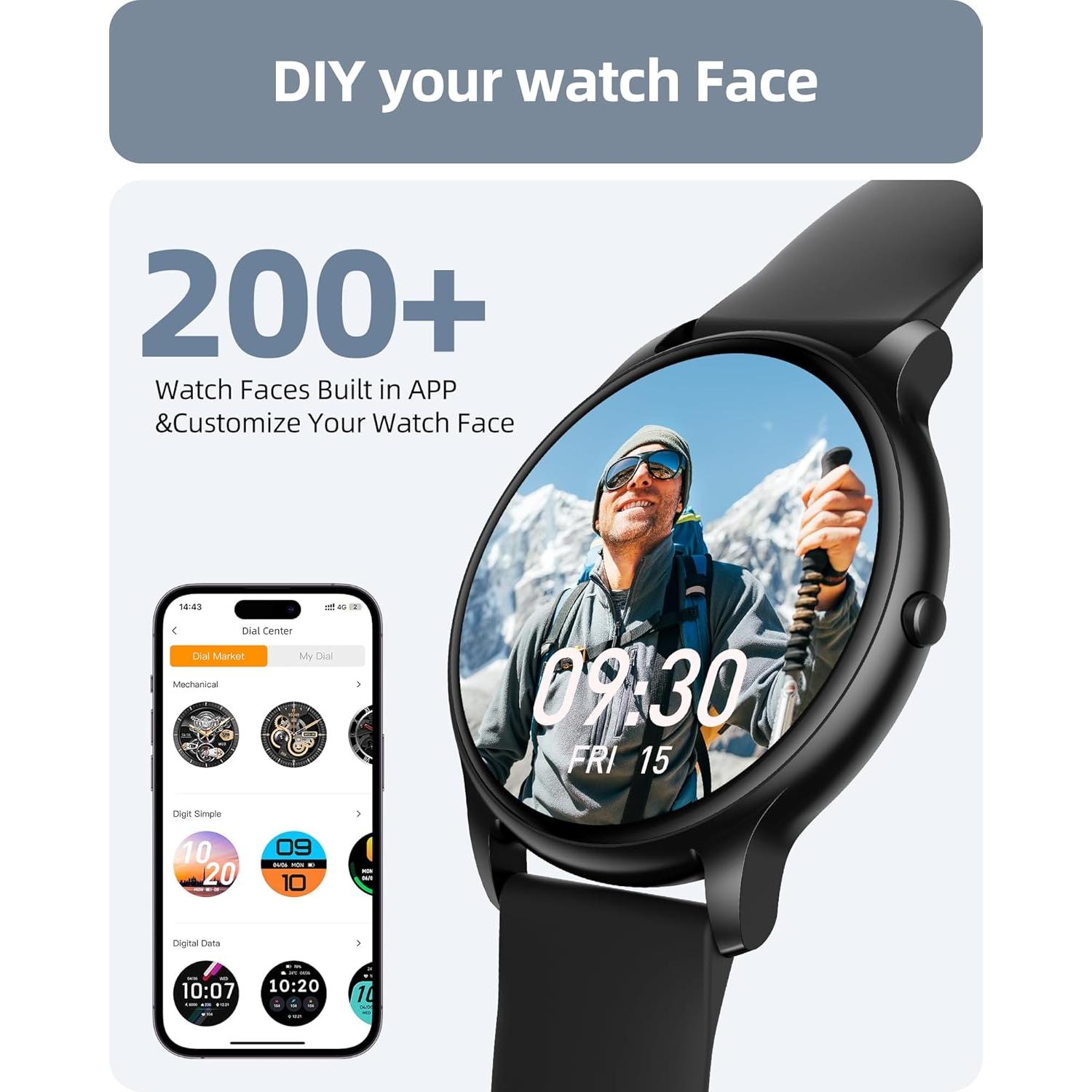 Reloj Inteligente Parsonver SR1 HD 1.32" IP68 Fitness