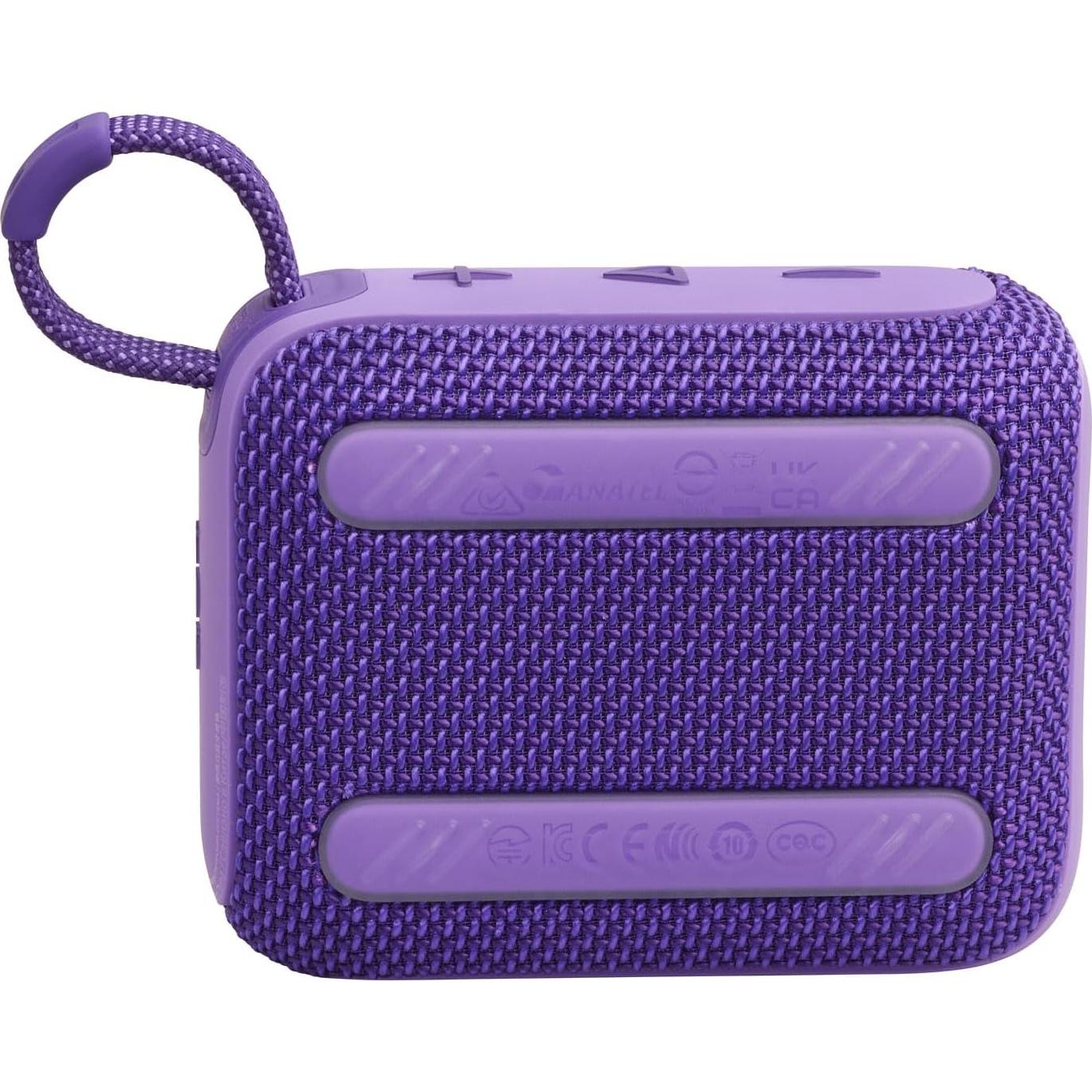 Altavoz Bluetooth JBL GO 4 Portátil + Funda Divvi GO - Púrpura