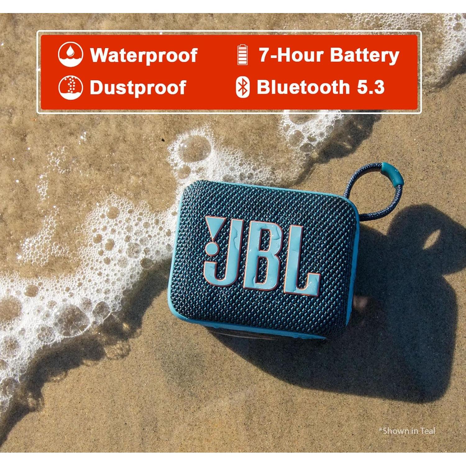 Altavoz Bluetooth JBL GO 4 Portátil + Funda Divvi GO - Púrpura