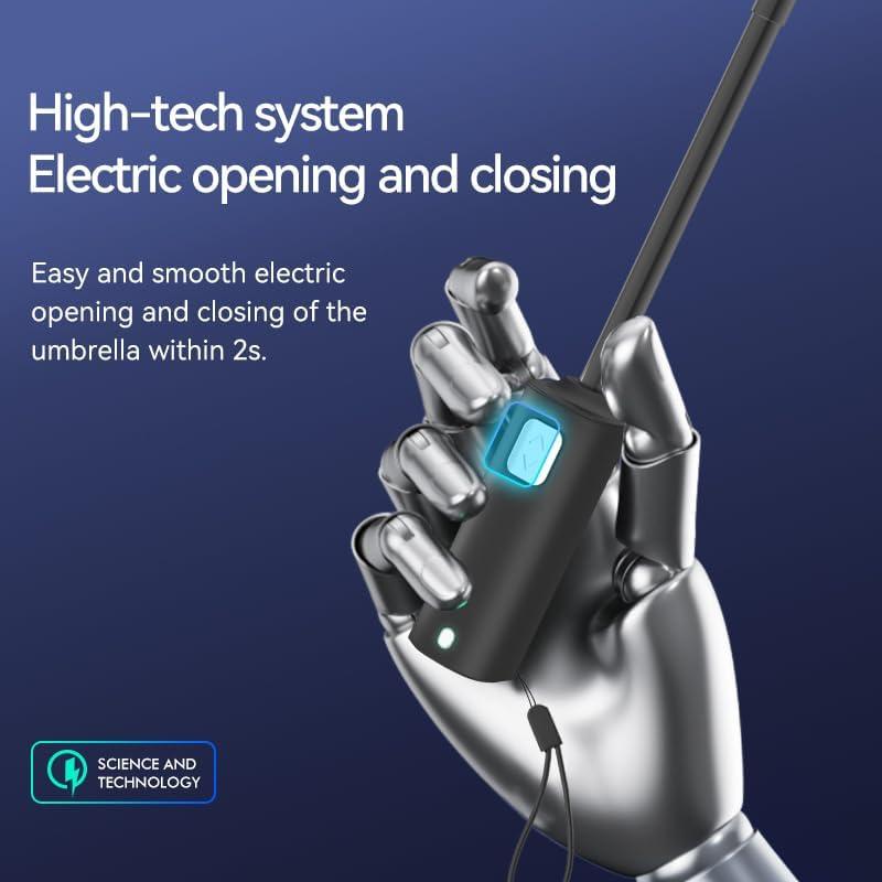 RUMBRELLA Paraguas Eléctrico Inteligente 116 cm UV Protección