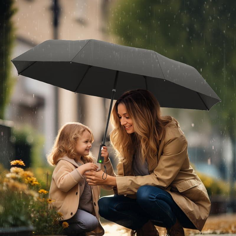 RUMBRELLA Paraguas Eléctrico Inteligente 116 cm UV Protección