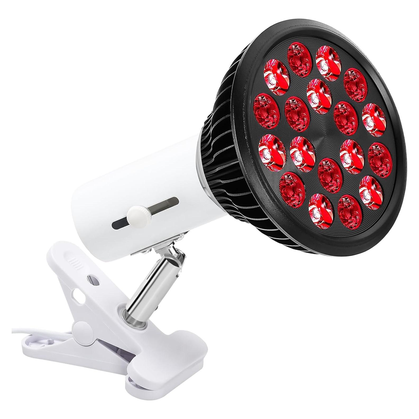 Bombilla Terapia Luz Roja LED Aswaysun 660nm 850nm Ajustable