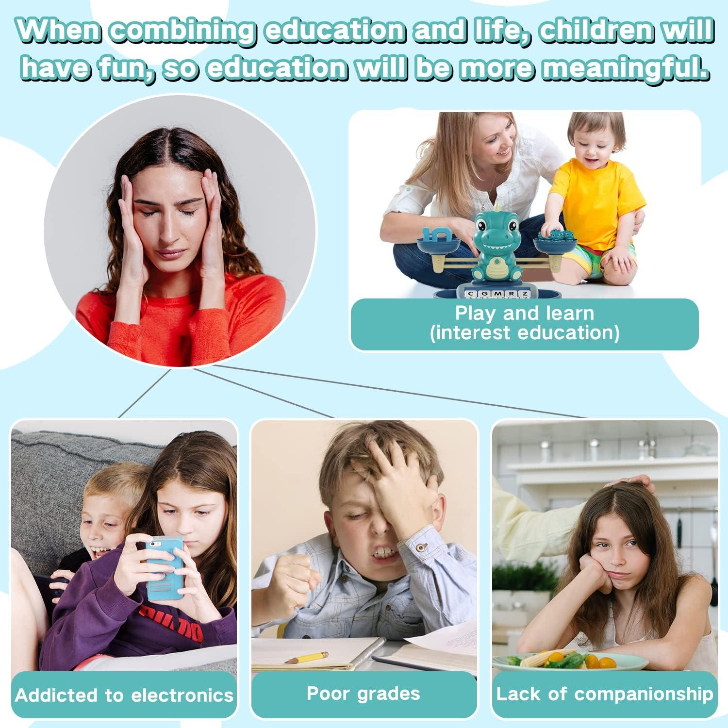 Juguete Educativo de Equilibrio Dinosaurio HOPEEYE 0.91kg