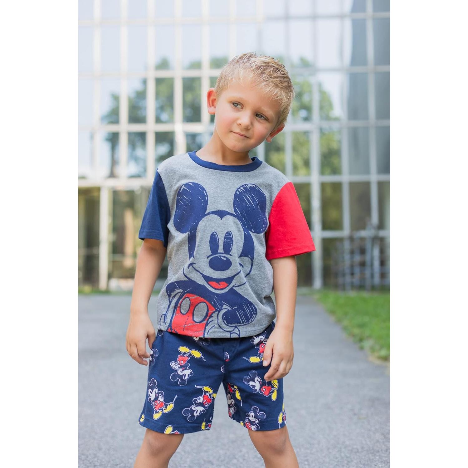 Conjunto Camiseta y Pantalones Cortos Disney Mickey Mouse 2T