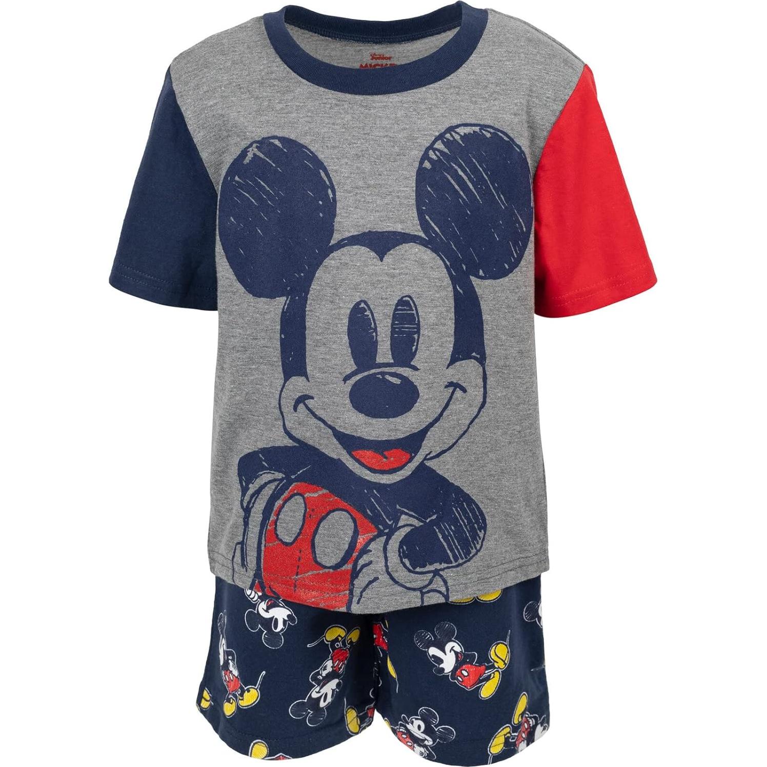 Conjunto Camiseta y Pantalones Cortos Disney Mickey Mouse 2T