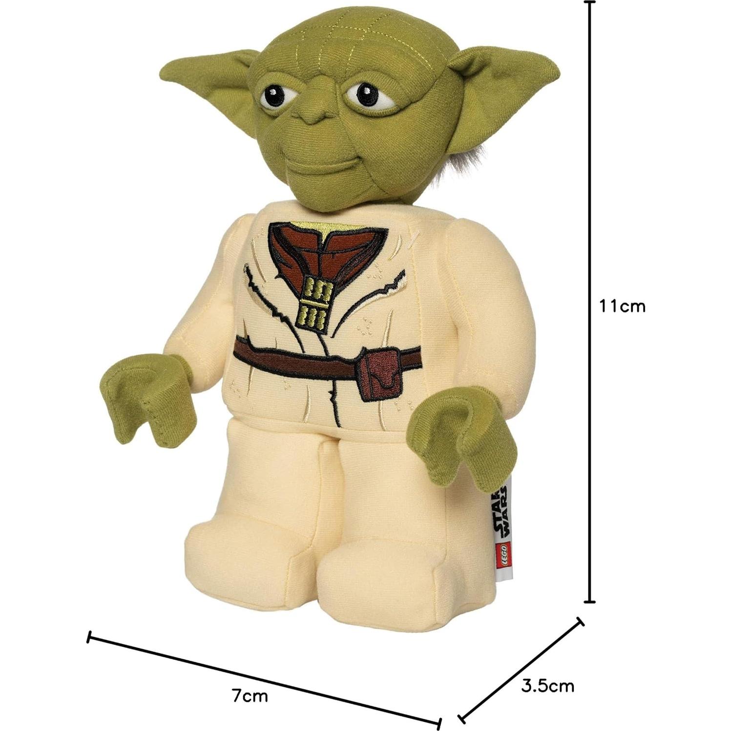 Peluche LEGO Star Wars Yoda 27 cm Suave y Duradero
