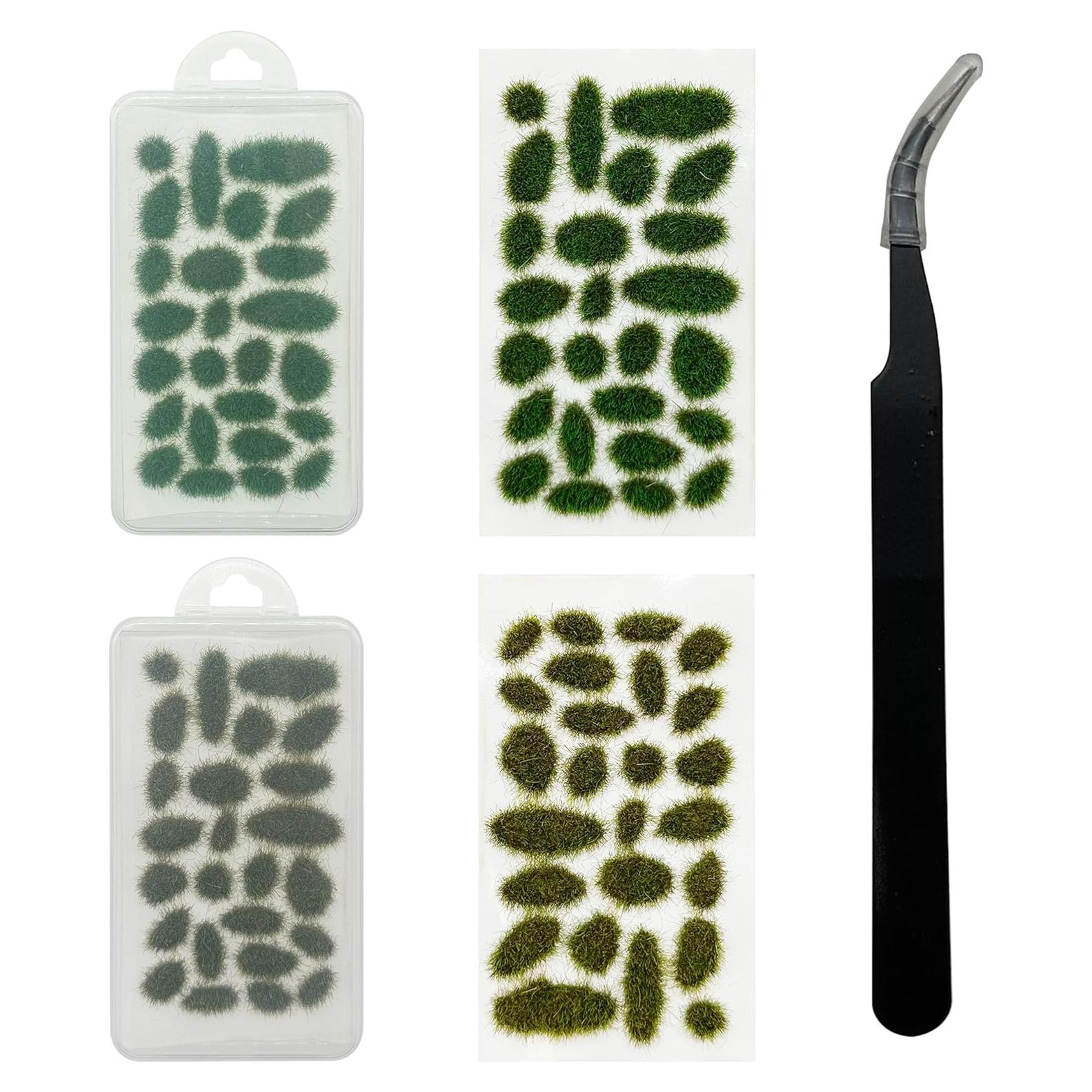 Kit de Hierba Estática Attuslla 51 PCS para Dioramas