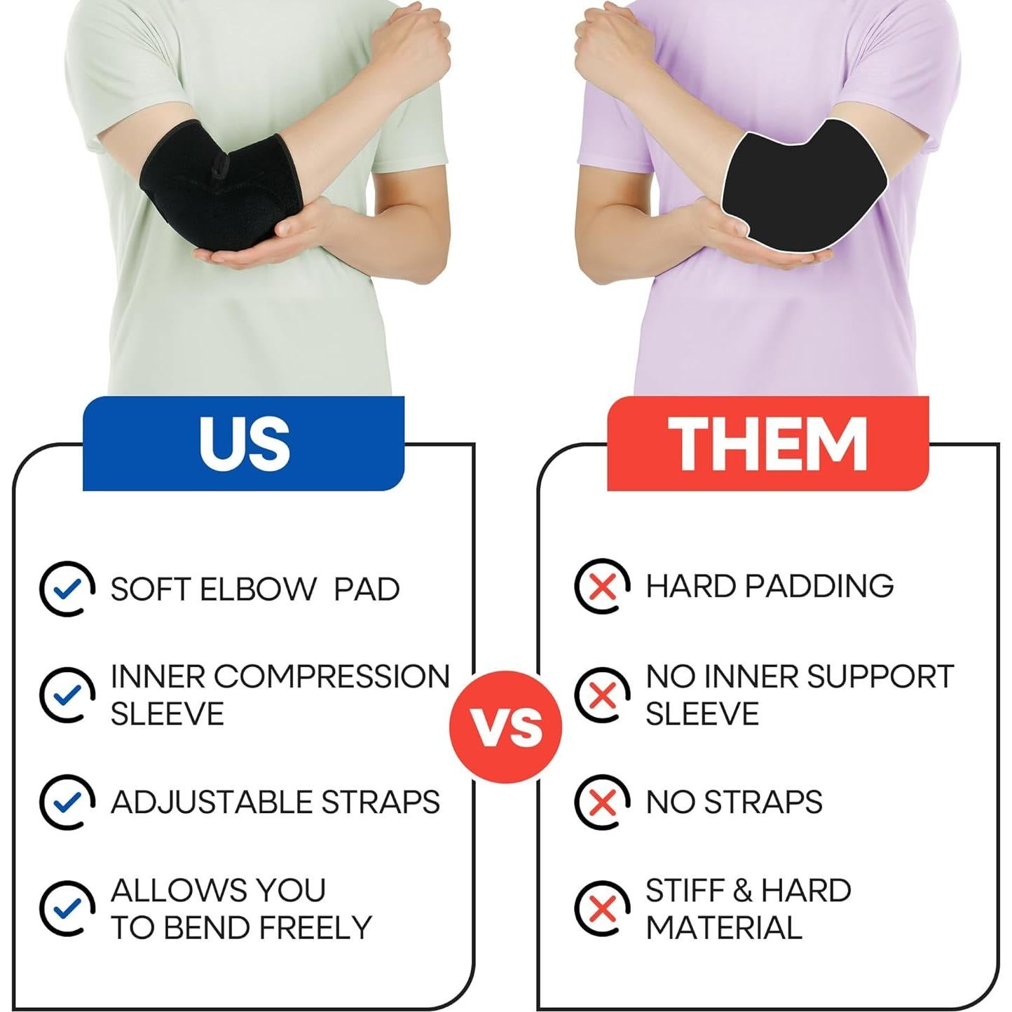 Funda de codo acolchada Armstrong America para tendinitis y bursitis