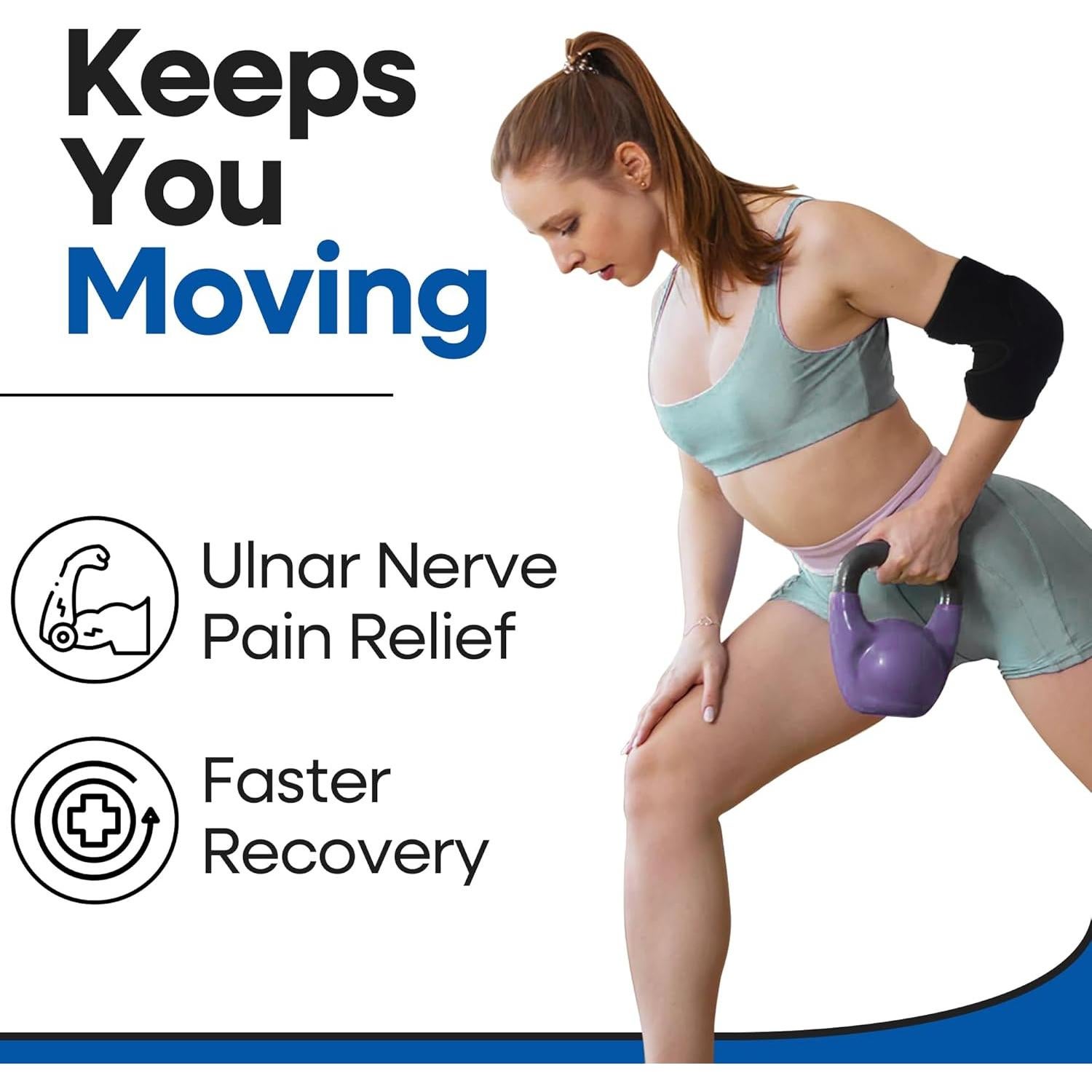 Funda de codo acolchada Armstrong America para tendinitis y bursitis