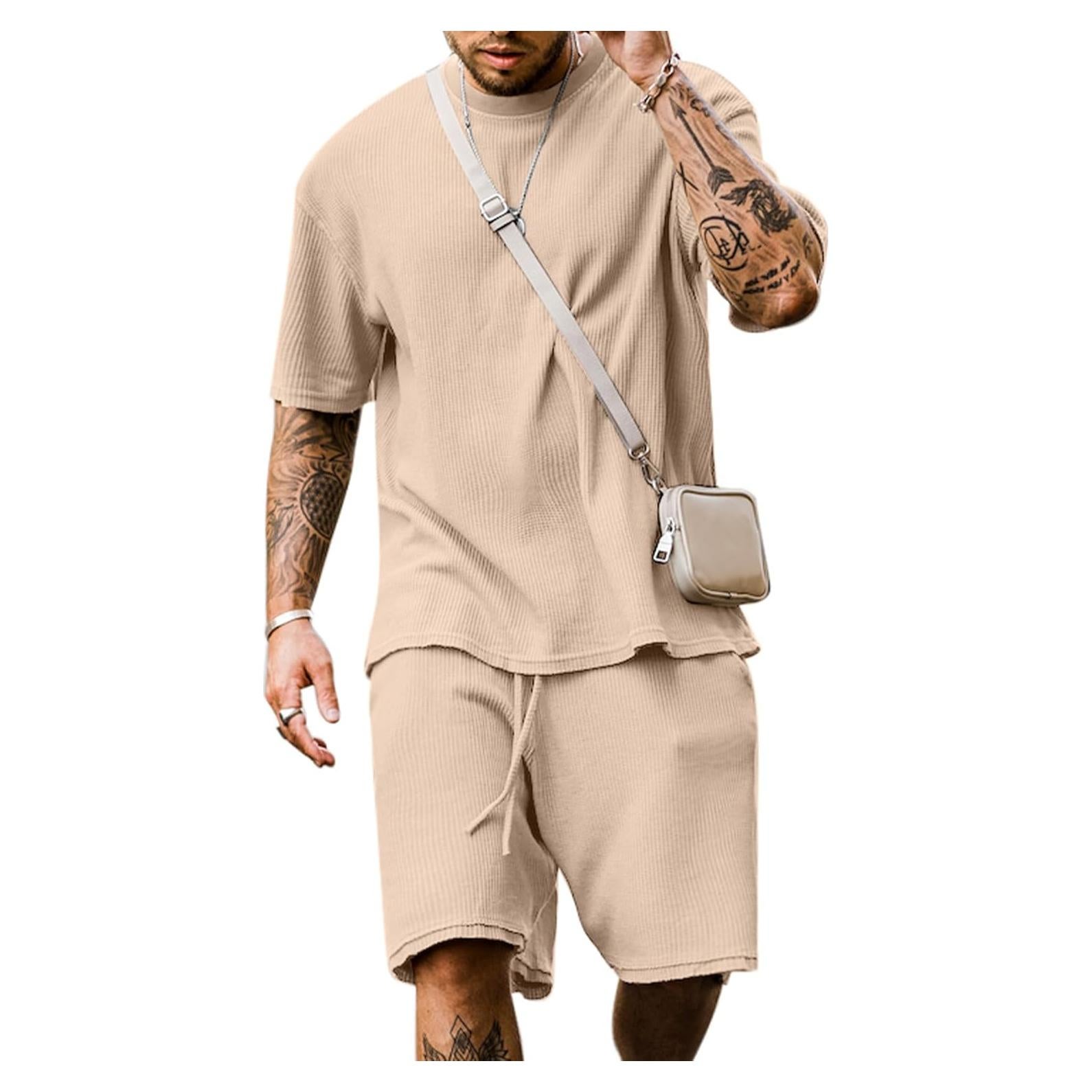 Conjunto de camiseta y pantalones cortos Babioboa para hombres