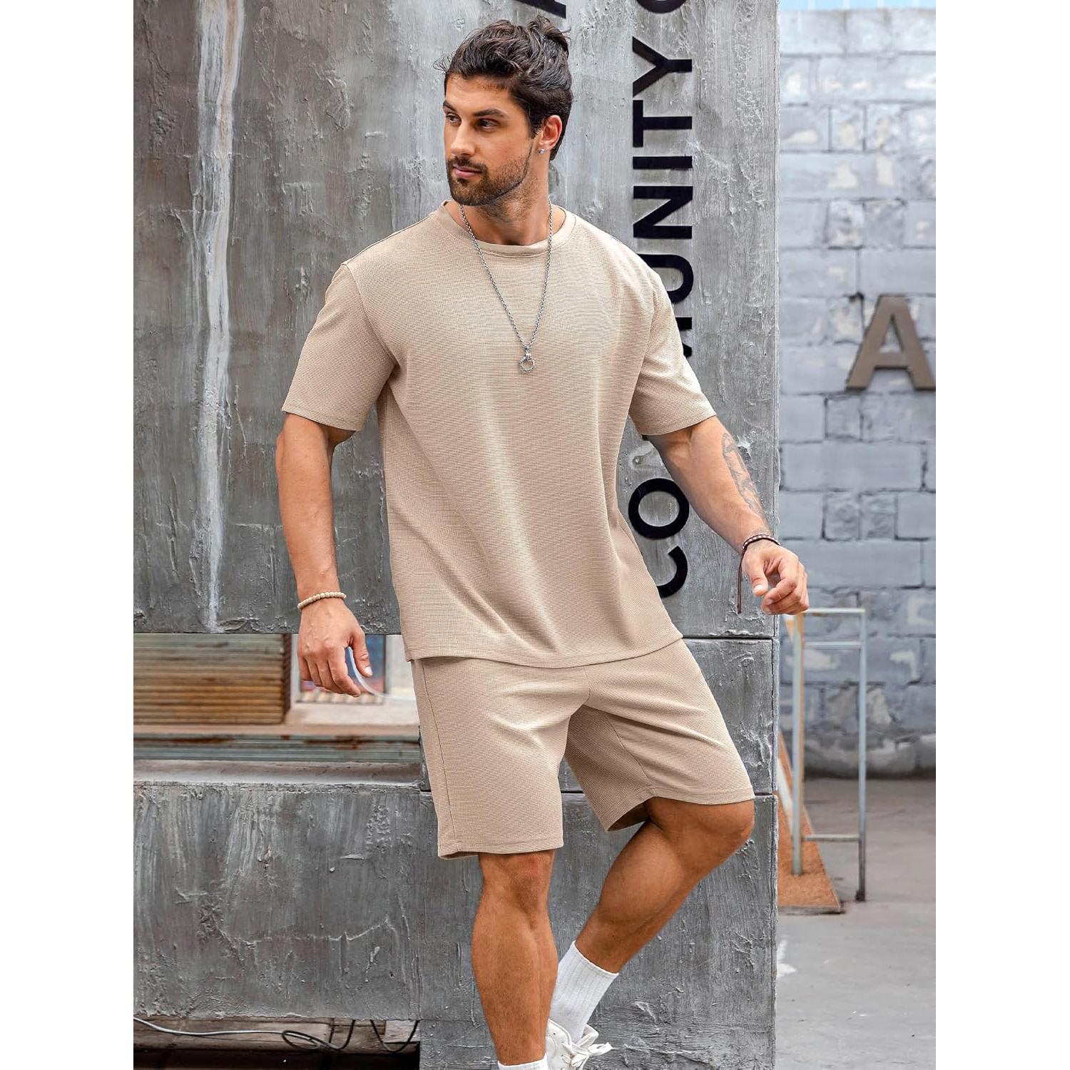 Conjunto de camiseta y pantalones cortos Babioboa para hombres