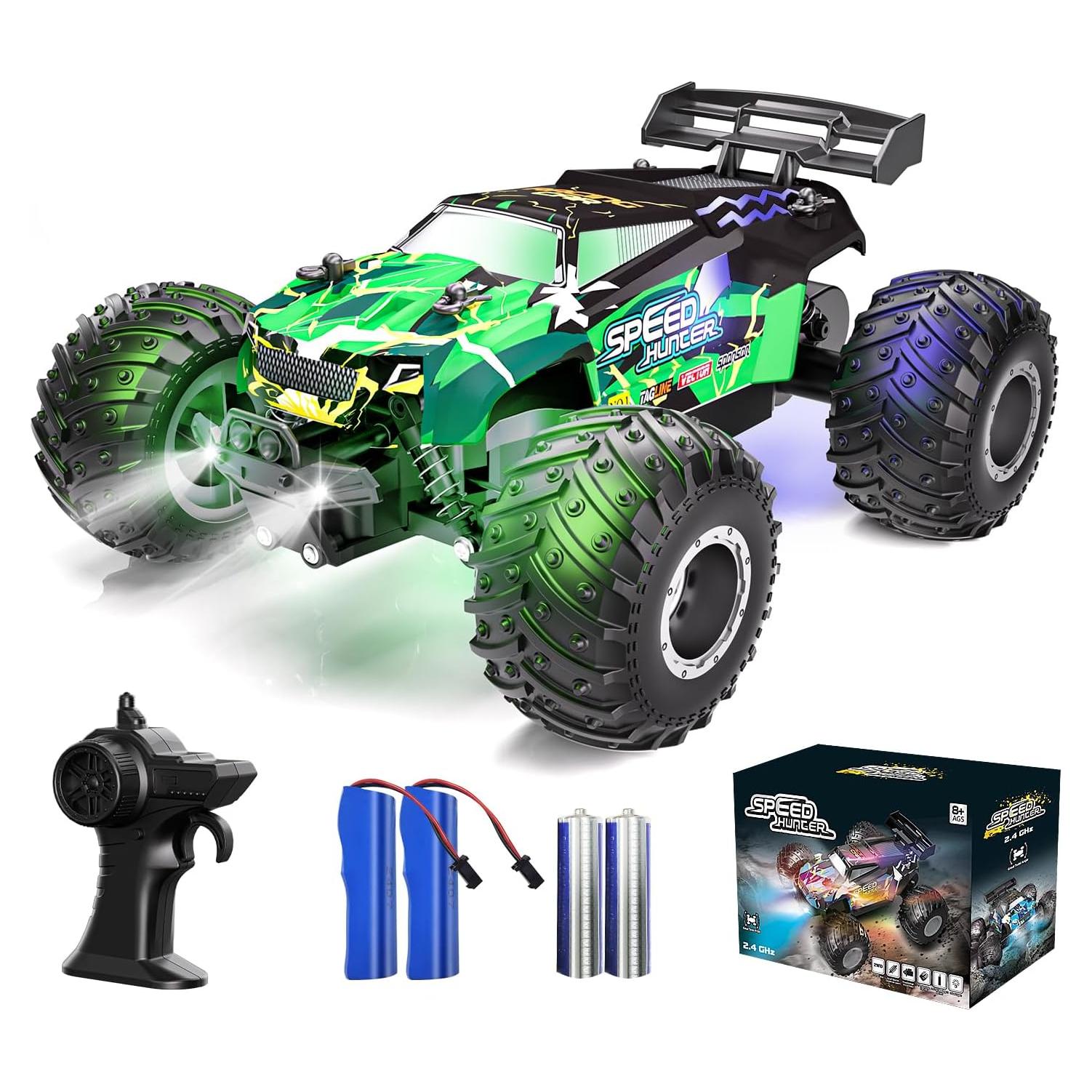 Coche RC Vensico 1:18 Todo Terreno 20 km/h con Luces LED