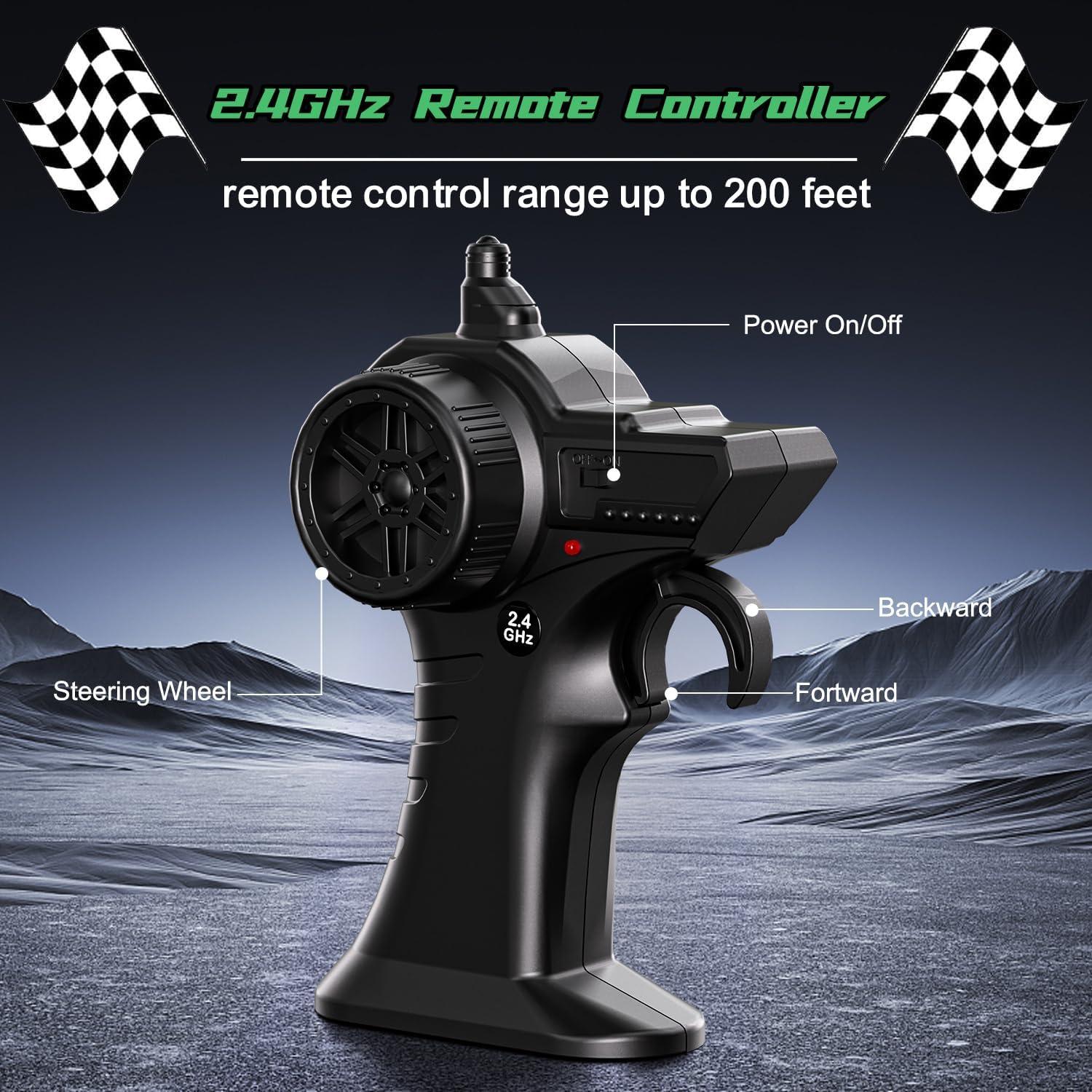 Coche RC Vensico 1:18 Todo Terreno 20 km/h con Luces LED