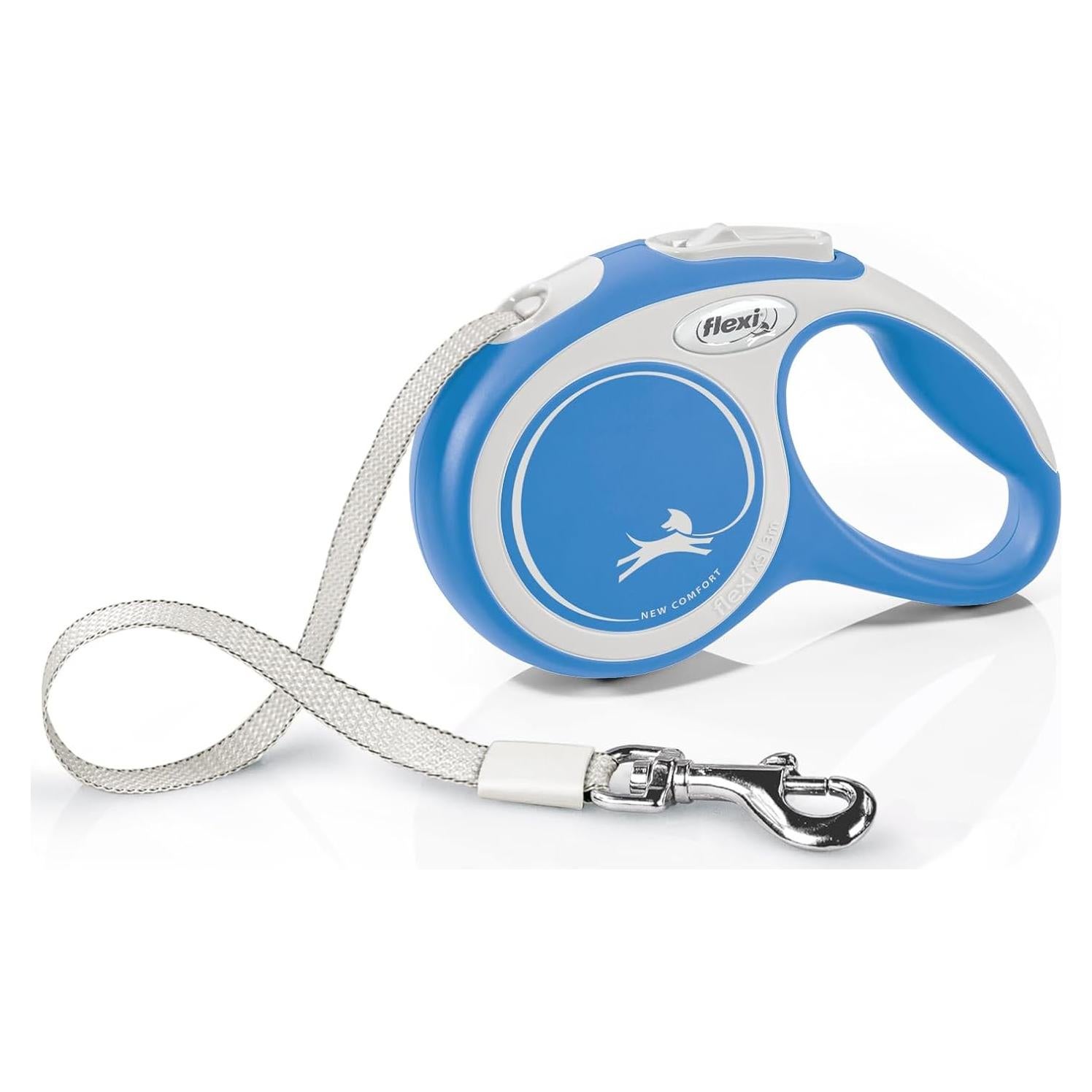 Correa Retráctil FLEXI para Perros Extra Pequeños 3.05 m Azul