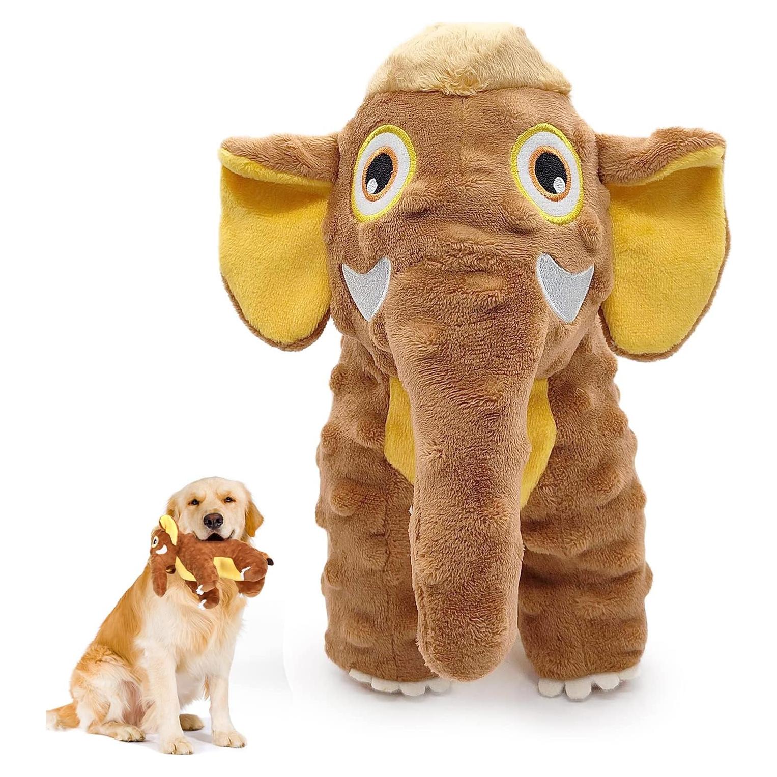 Juguete de Peluche Squeaky para Perros Letsmeet Elefante 24cm