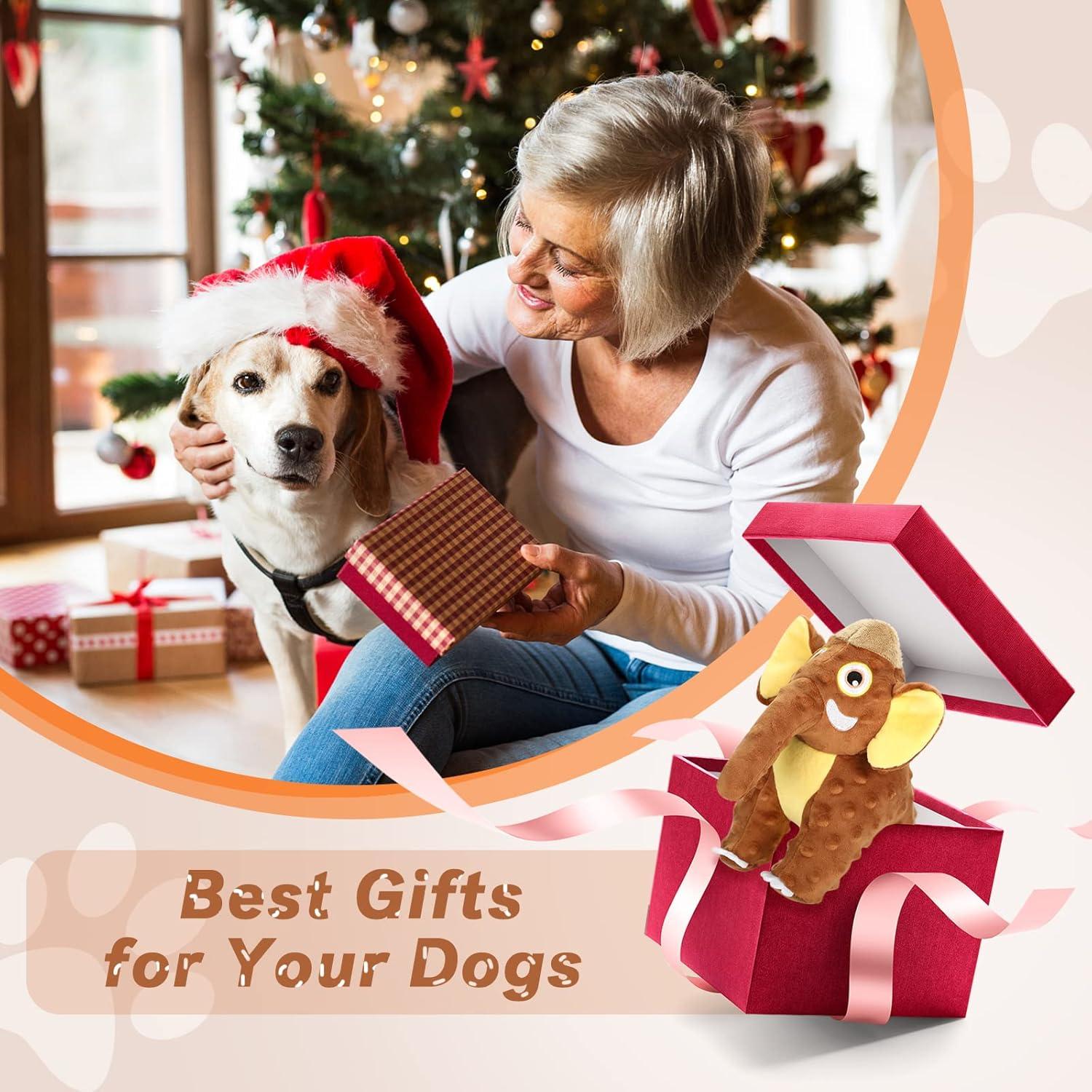 Juguete de Peluche Squeaky para Perros Letsmeet Elefante 24cm