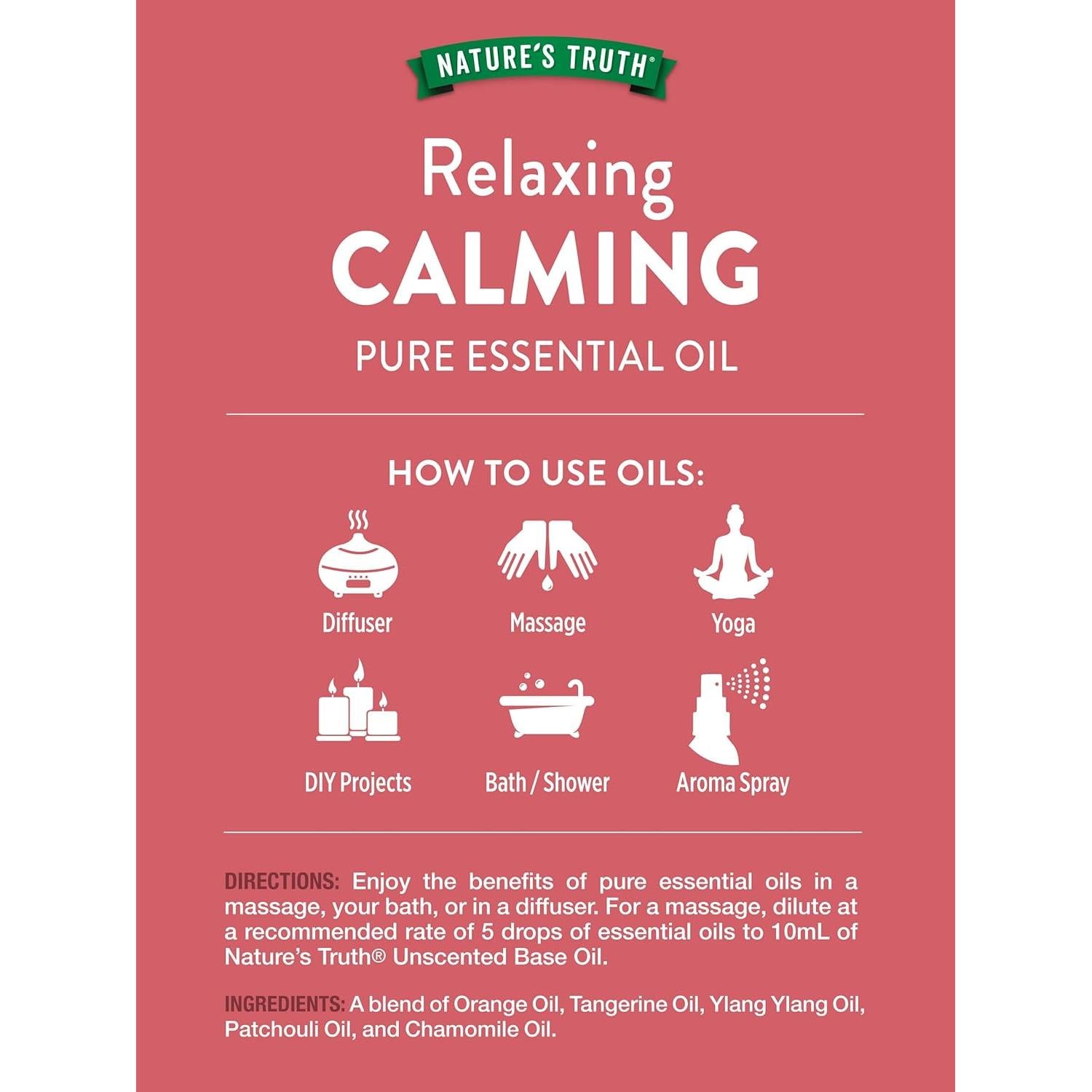 Aceite Esencial Calmante Verdad de la Naturaleza 15 mL