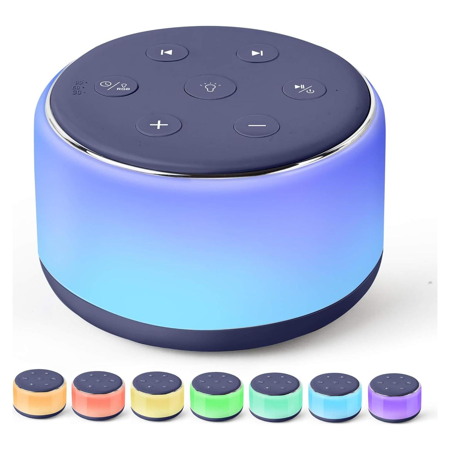 Máquina de Sonido FamiSym para Dormir - 34 Sonidos Relajantes