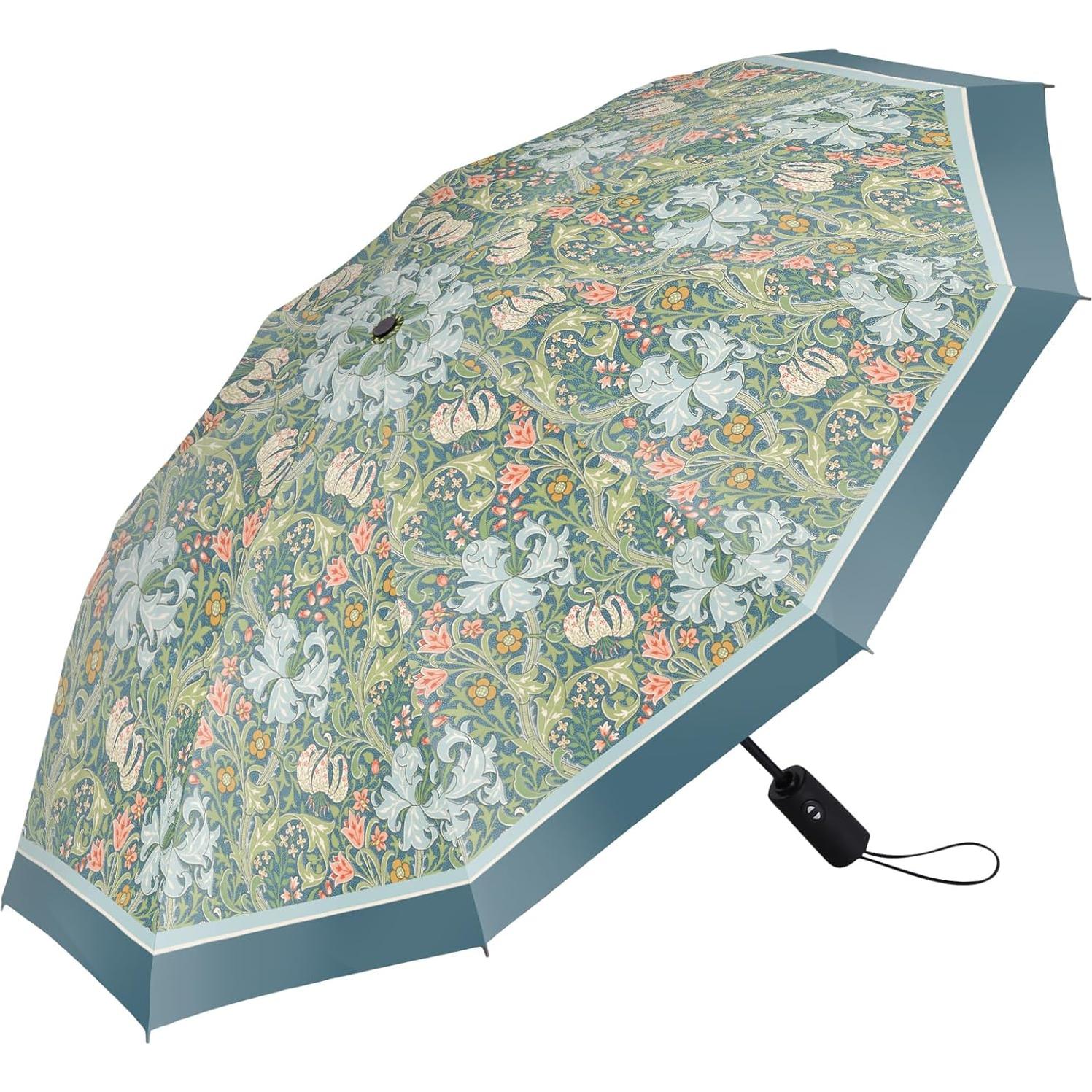 Sombrilla Plegable RainCaper Lirio Dorado 109 cm Automática