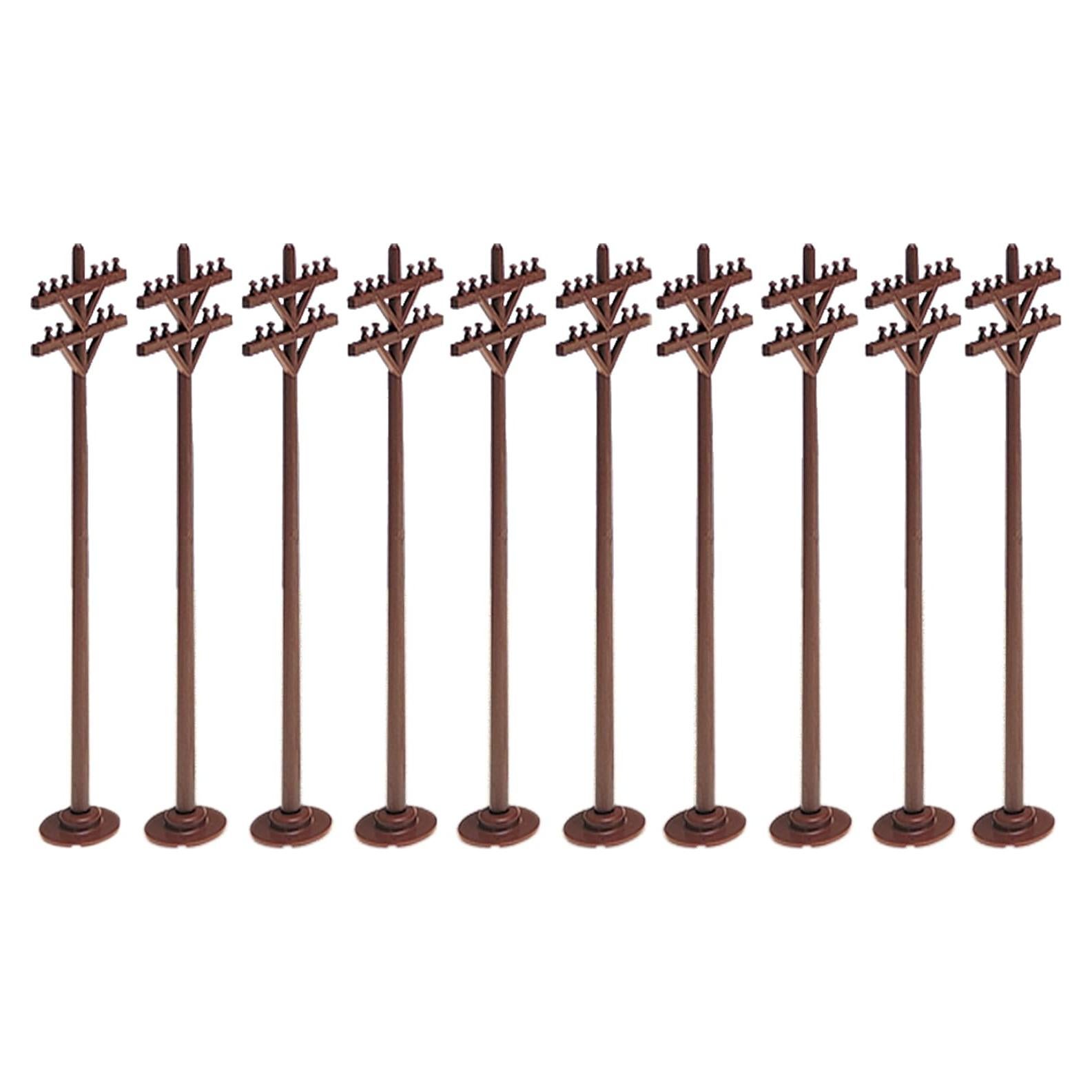 Accesorios de tren Lionel Set 10 Postes de Teléfono