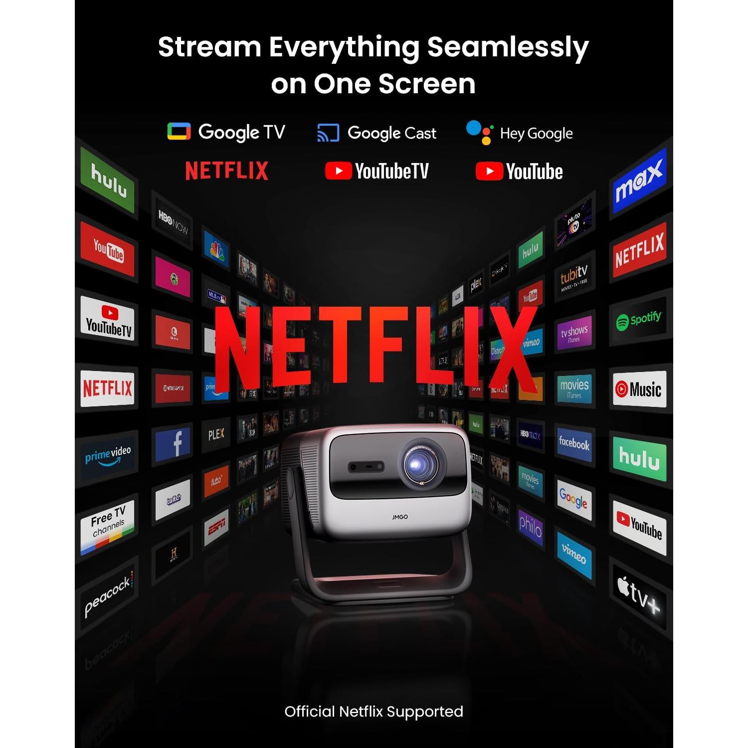 Proyector Láser 4K JMGO N1S Ultimate 3300 Lúmenes HDR10