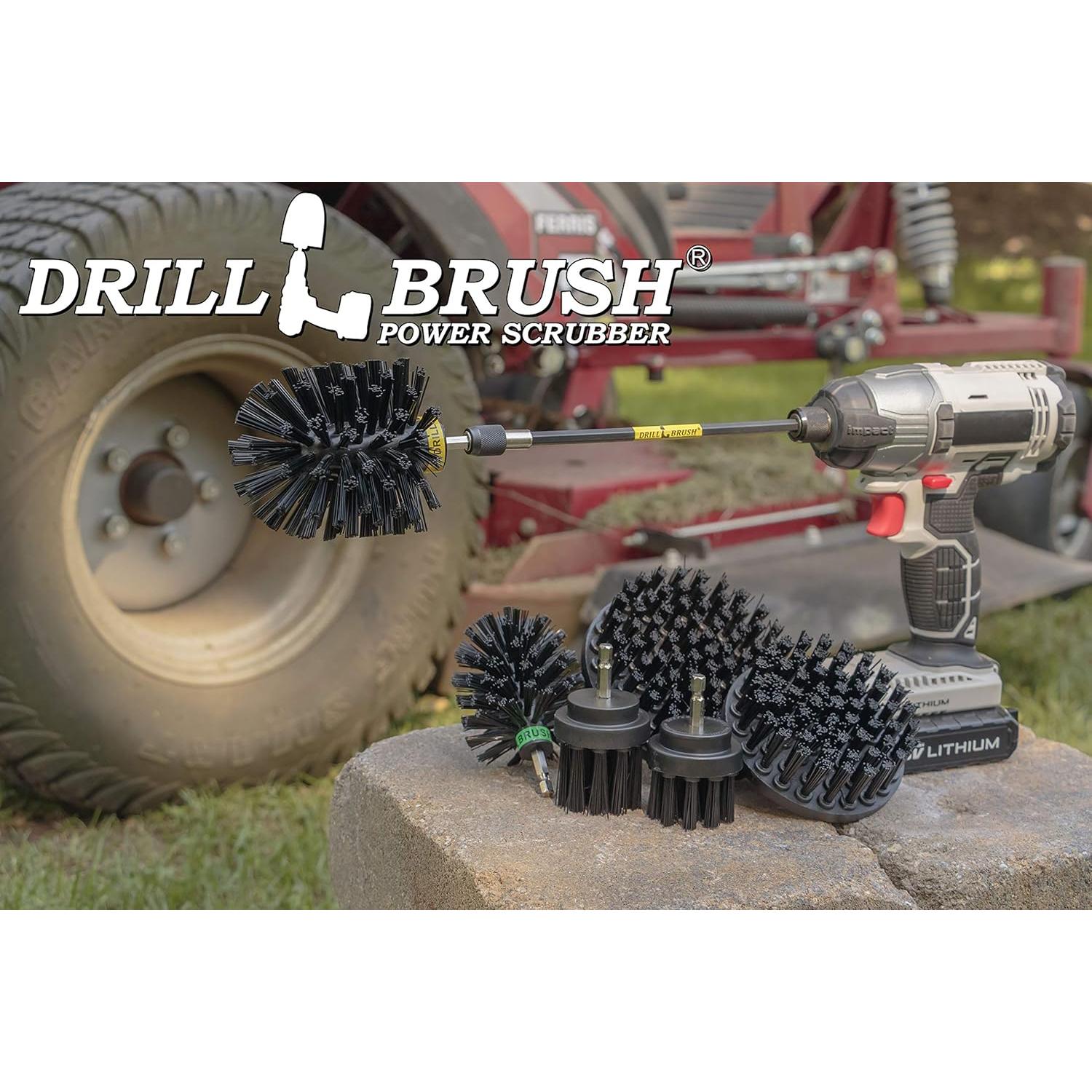 Kit de Limpieza Drillbrush con Cepillos para Taladro - 1 Unidad