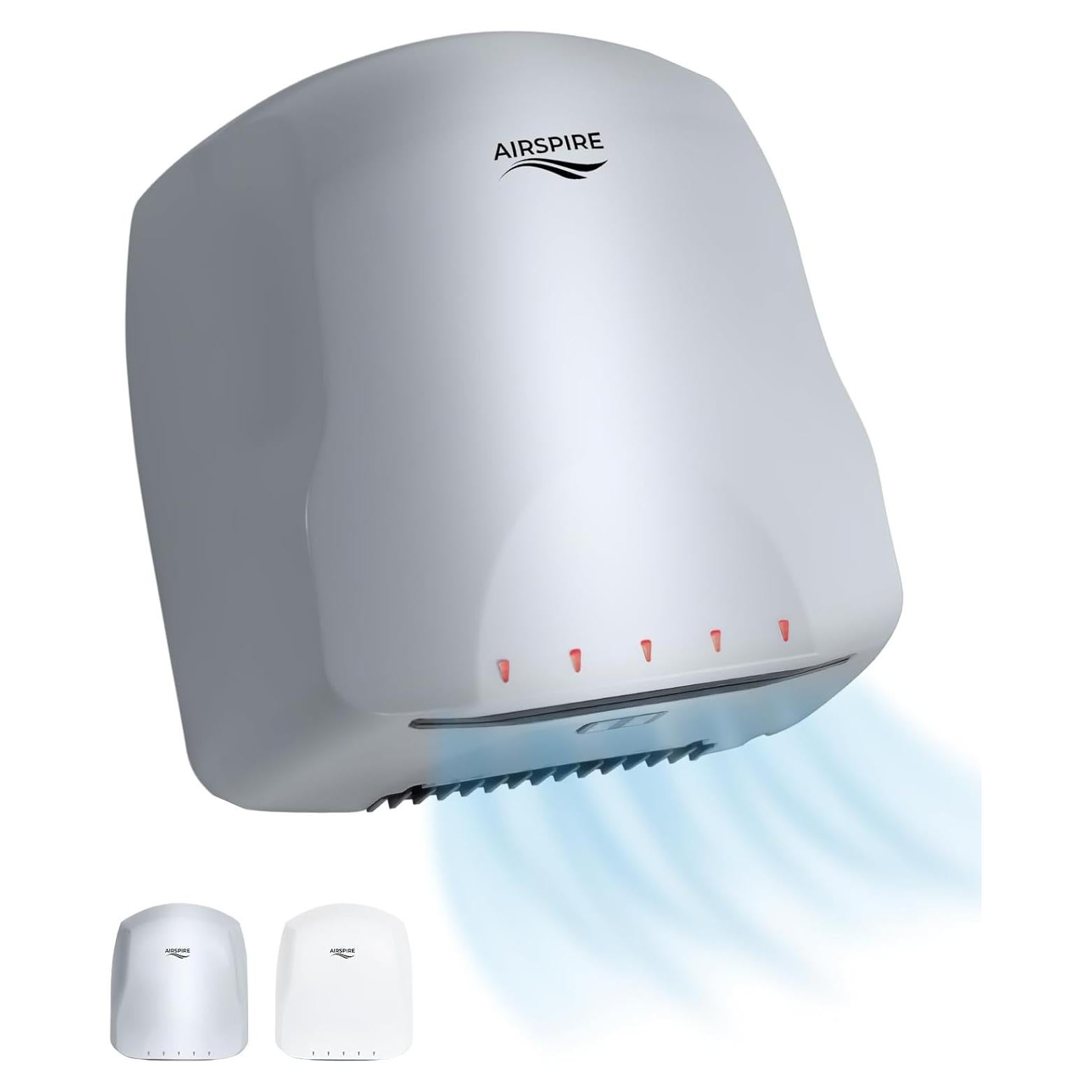 Secador de manos eléctrico Vive Health LVA3043 - 650W, Plata