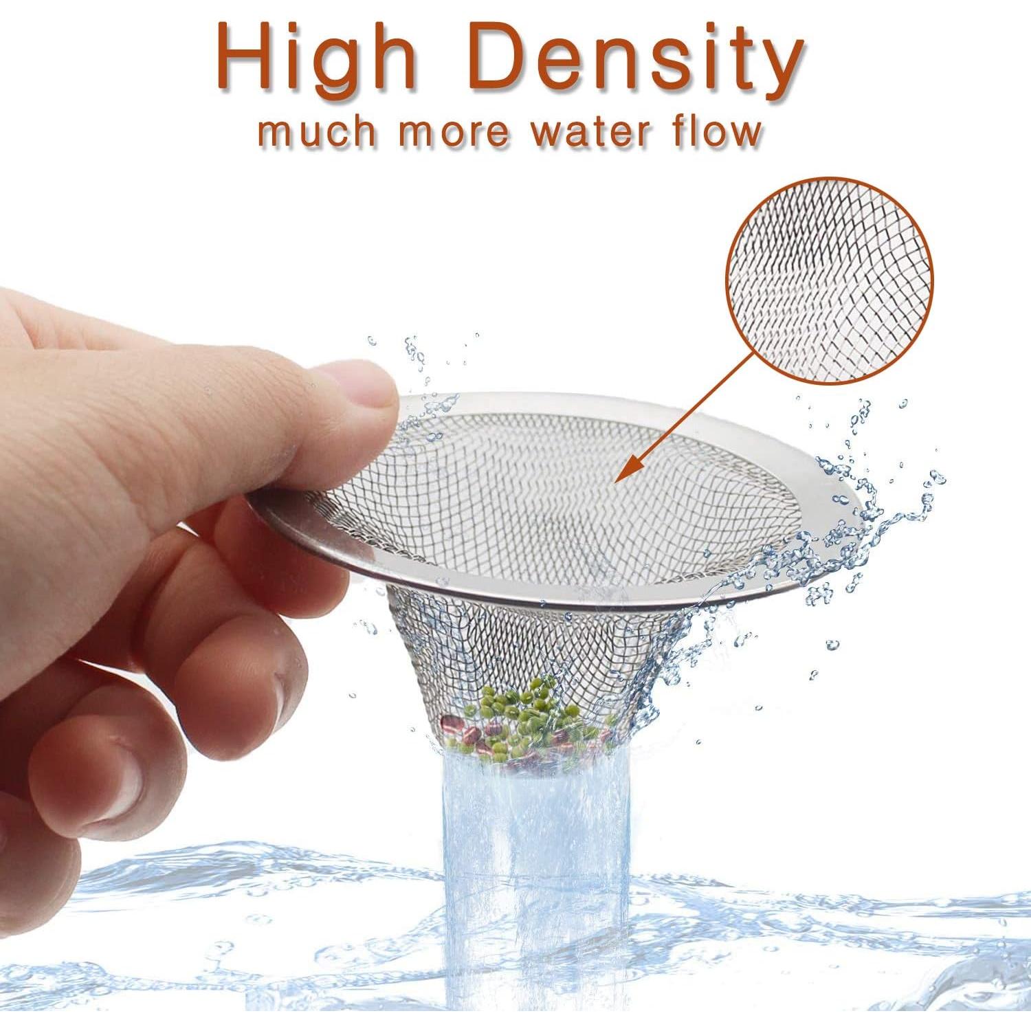 Filtro de desagüe de acero inoxidable ArtioHipo 7cm 2 piezas