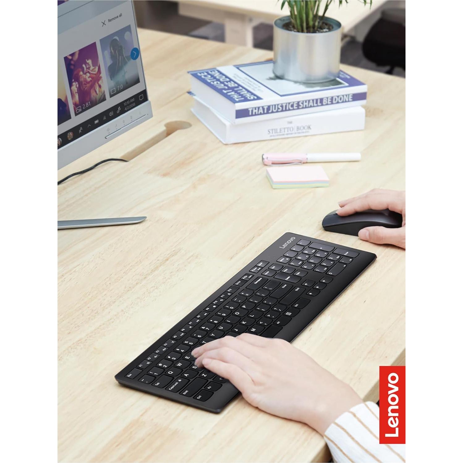 Combo Teclado y Ratón Inalámbrico Lenovo 510 Negro