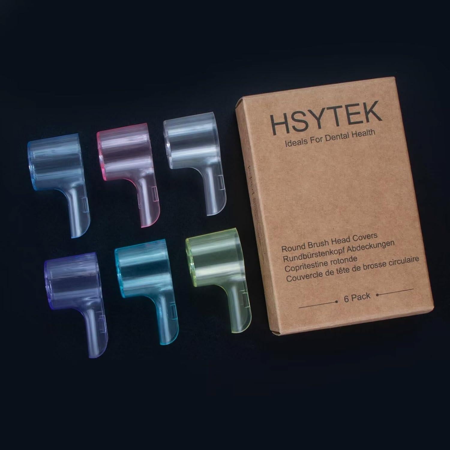 Cubiertas Protectores para Cepillos de Dientes HSYTEK - 6 Pzas