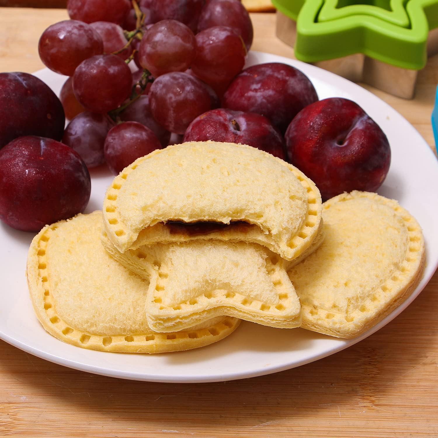 Cortadores de Sándwich BakingWorld Set 4 Formas Acero Inoxidable