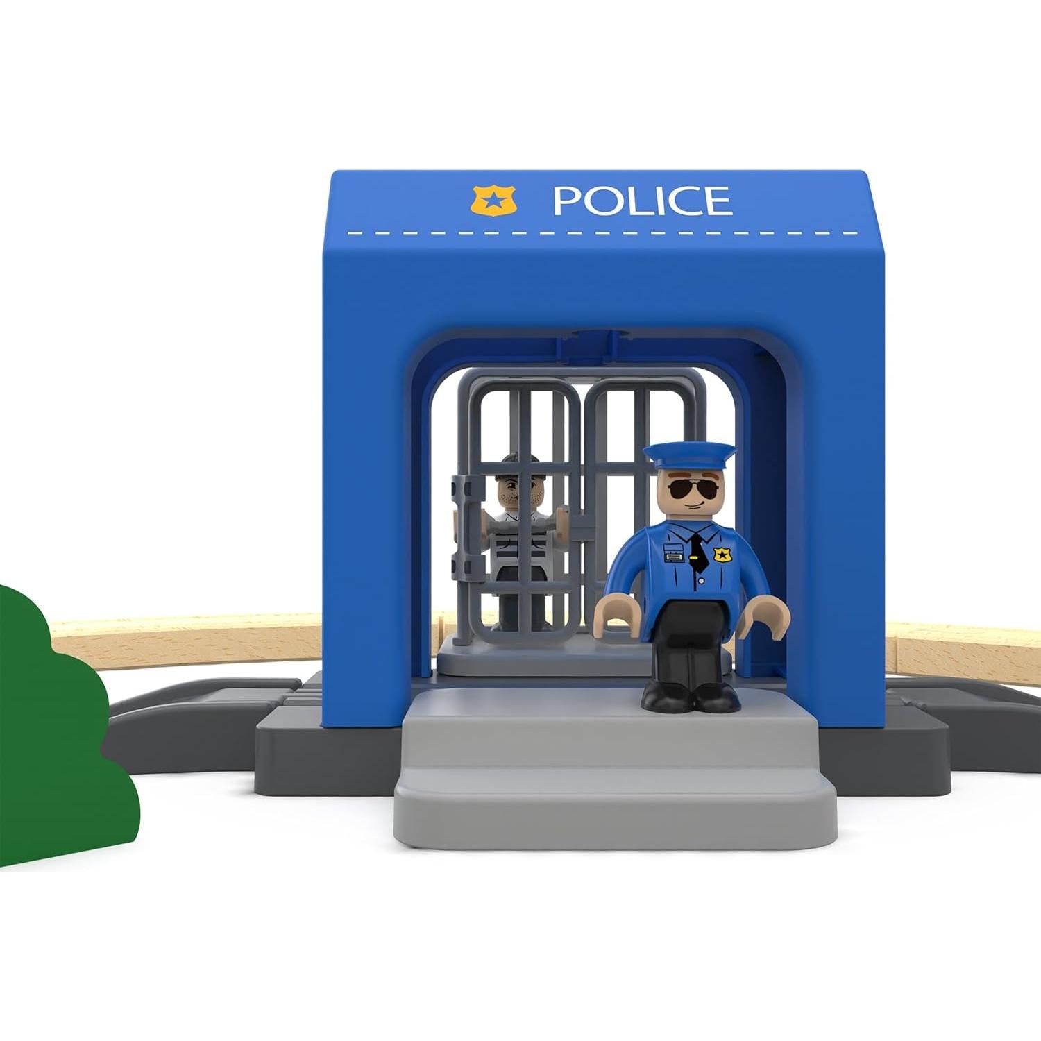 Juego de tren de madera May & Z 52 piezas para niños