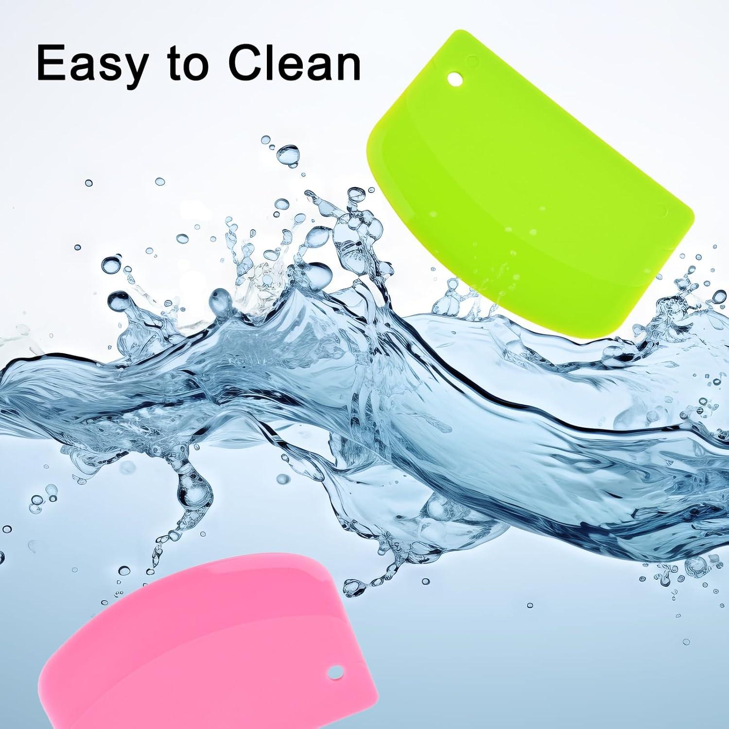 Juego de 5 Raspadores de Masa FORTINGO - Plástico Colorido