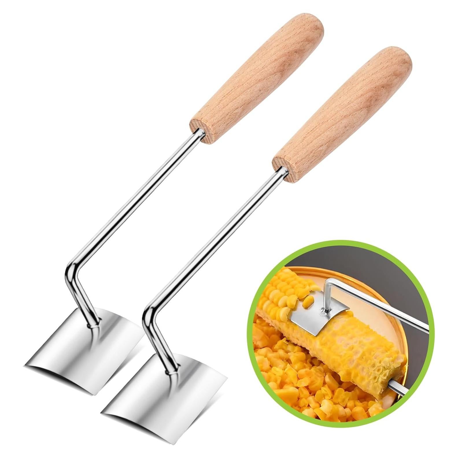 Pelador y Desgranador de Maíz ZYApril - Acero Inoxidable 2 Pcs