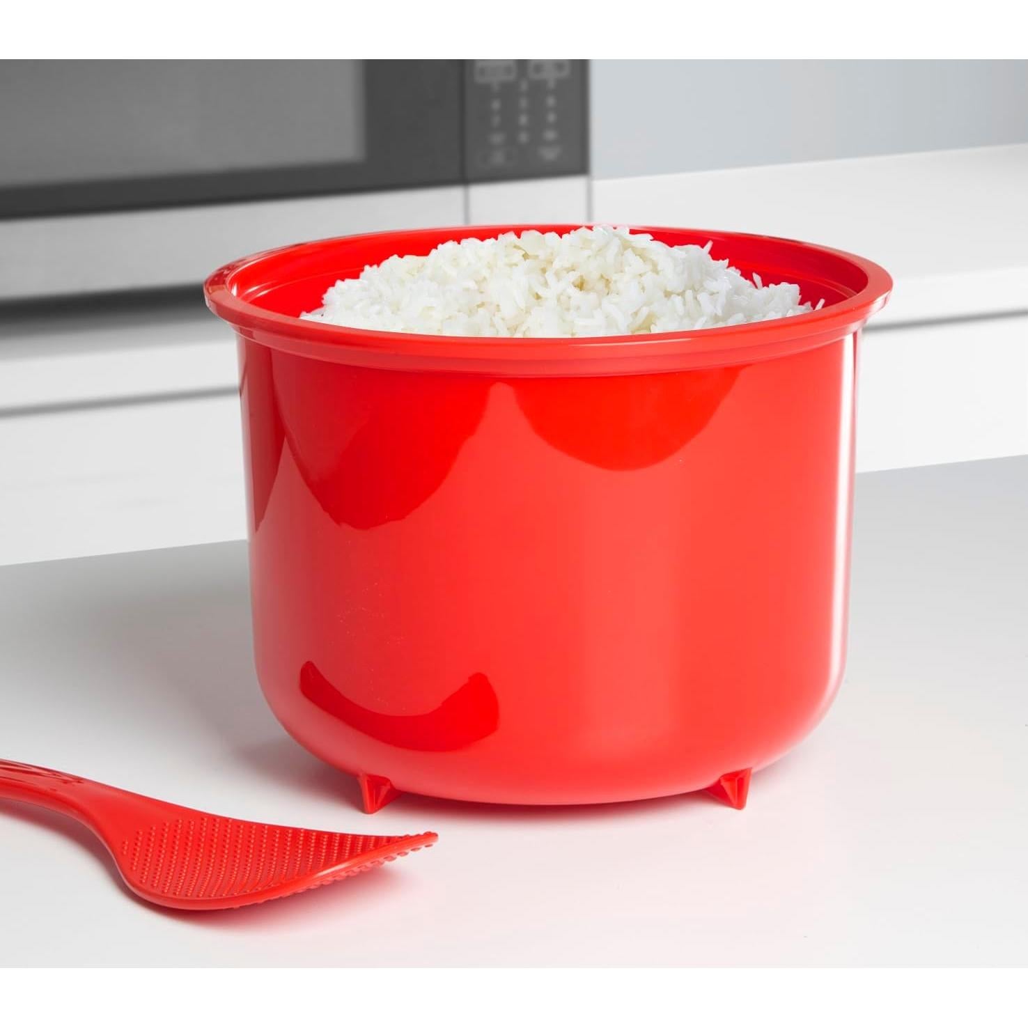 Vaporera de Arroz Sistema KD11106, 2.6L, Plástico Rojo
