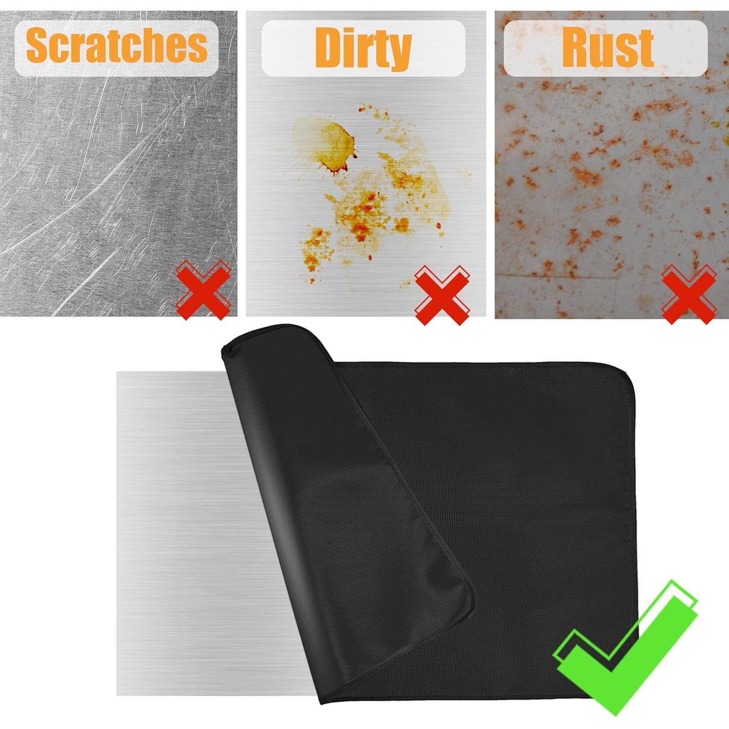 Alfombrilla Resistente al Calor Tohonfoo 61x79cm para Parrilla