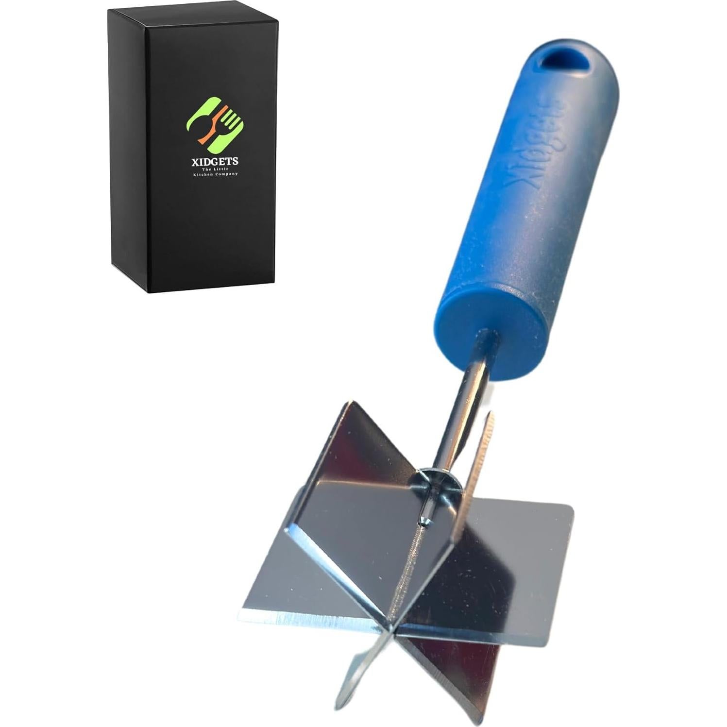 Machacador de Carne Mondo Acero Inoxidable 22.86cm Azul Laguna