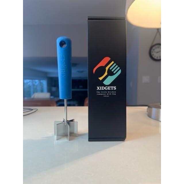 Machacador de Carne Mondo Acero Inoxidable 22.86cm Azul Laguna