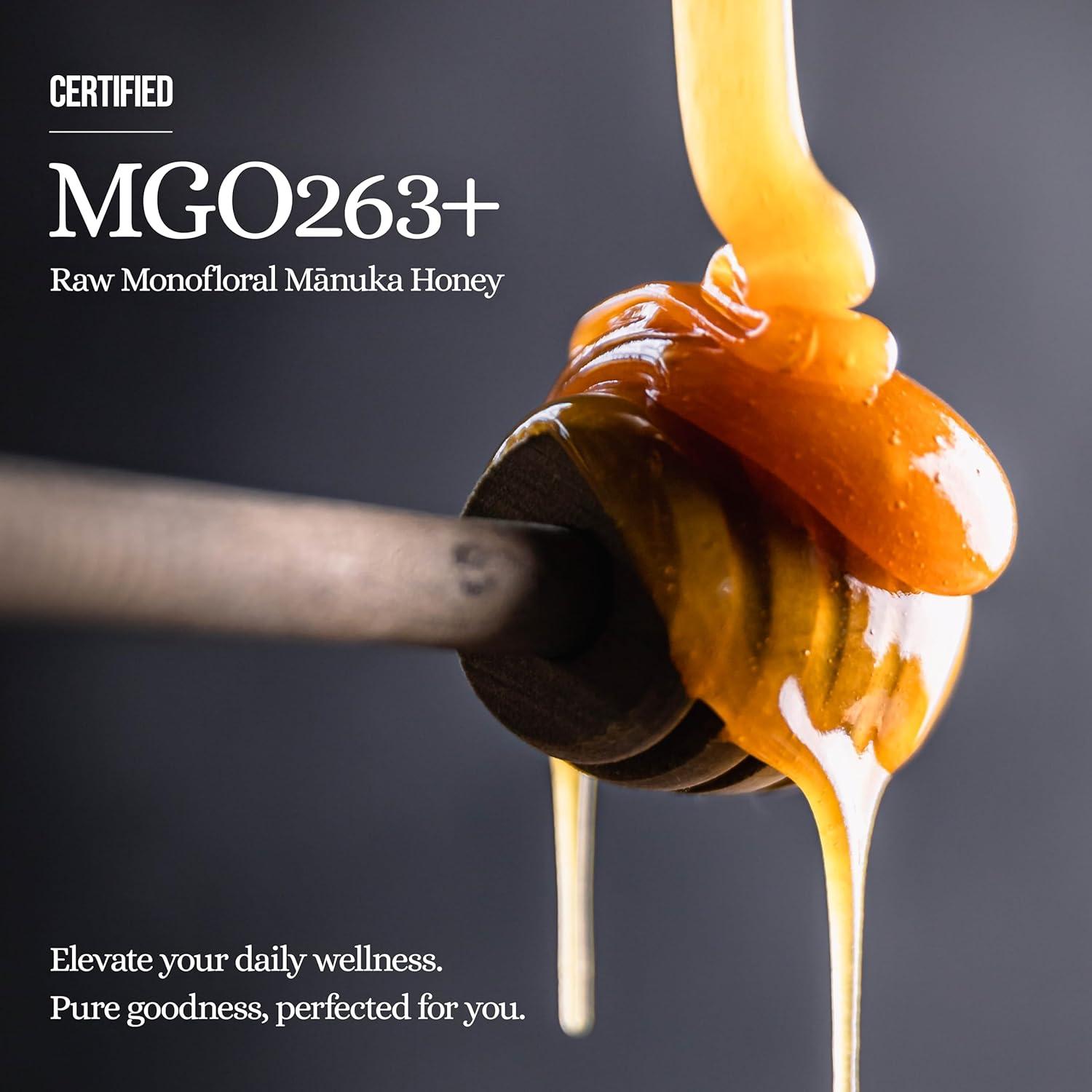 Miel Cruda de Mānuka Manuka Emporium MGO 263+ 24x5.1g