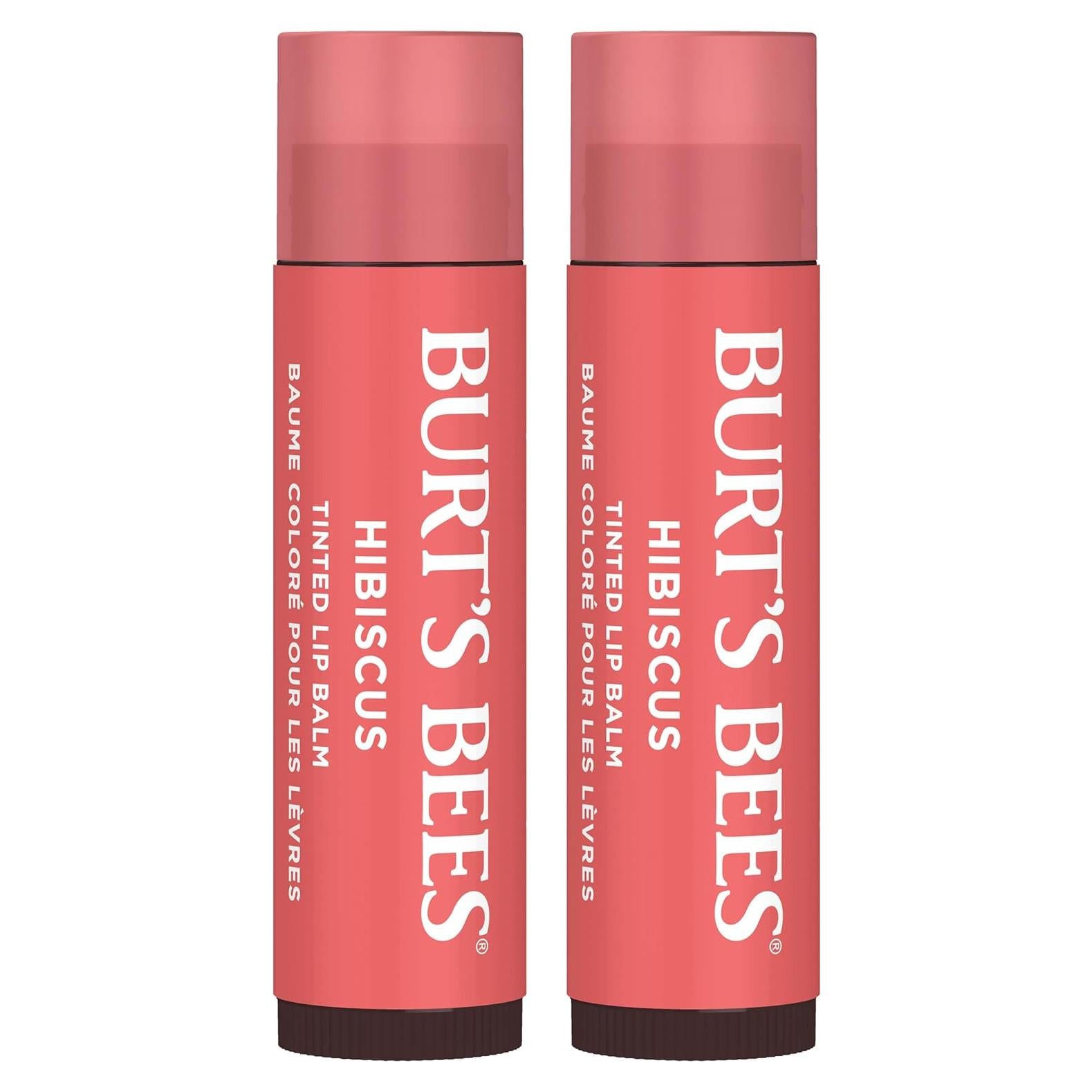 Bálsamo Labial Tinte Burt's Bees Hibisco 2 en 1 Hidratante