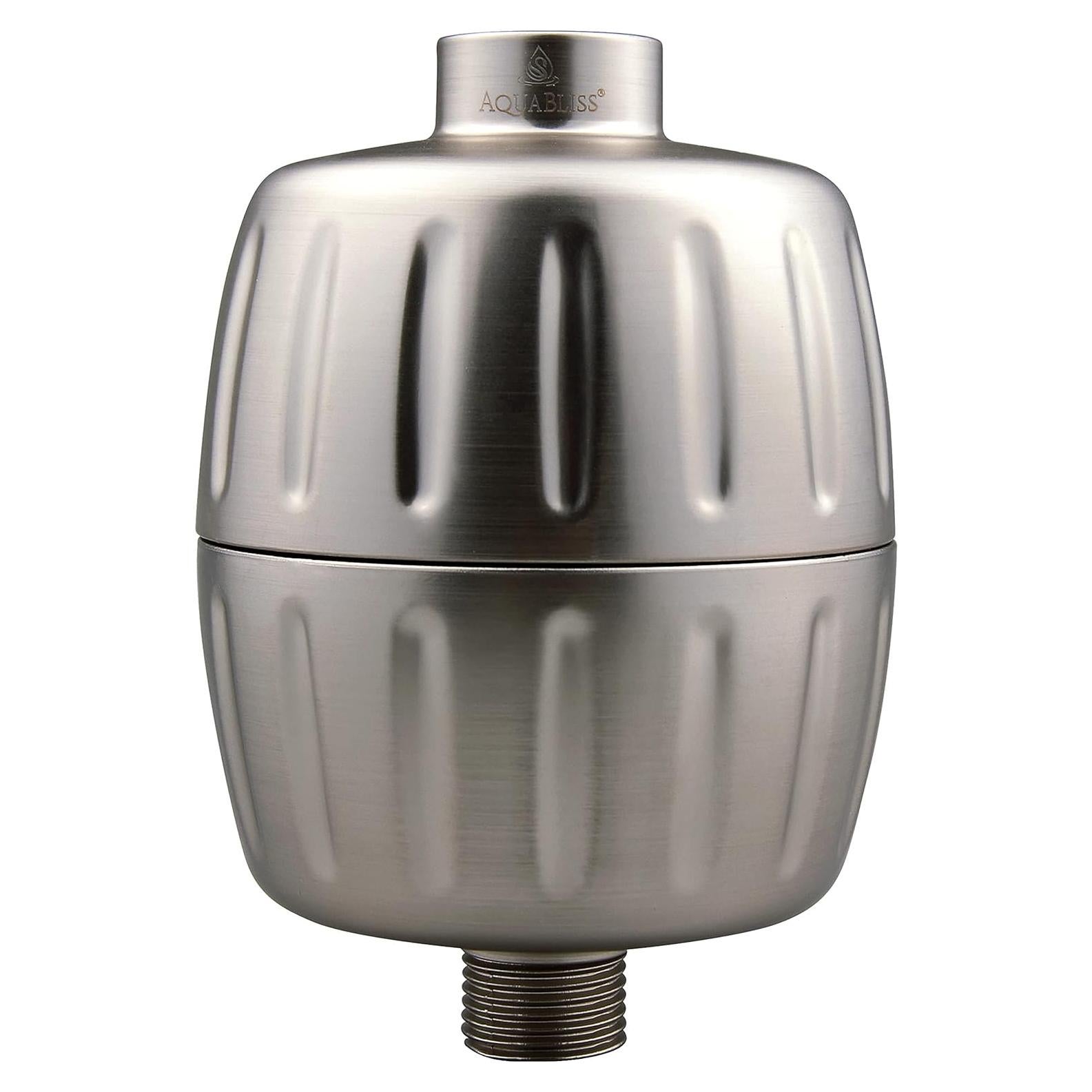 Filtro de Ducha AquaBliss SF500 - Alta Filtración Níquel Cepillado