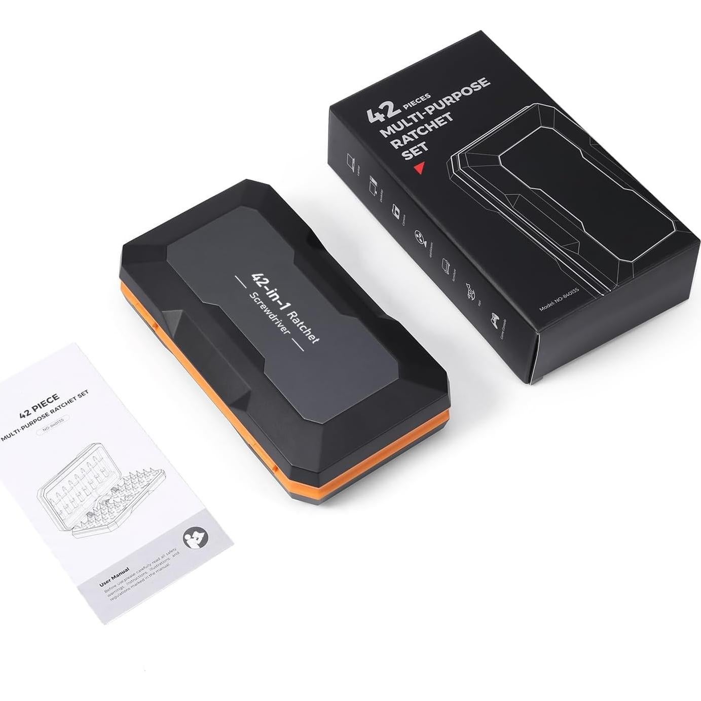 Kit de Destornillador de Carraca AMIR 42 en 1 con Puntas Magnéticas