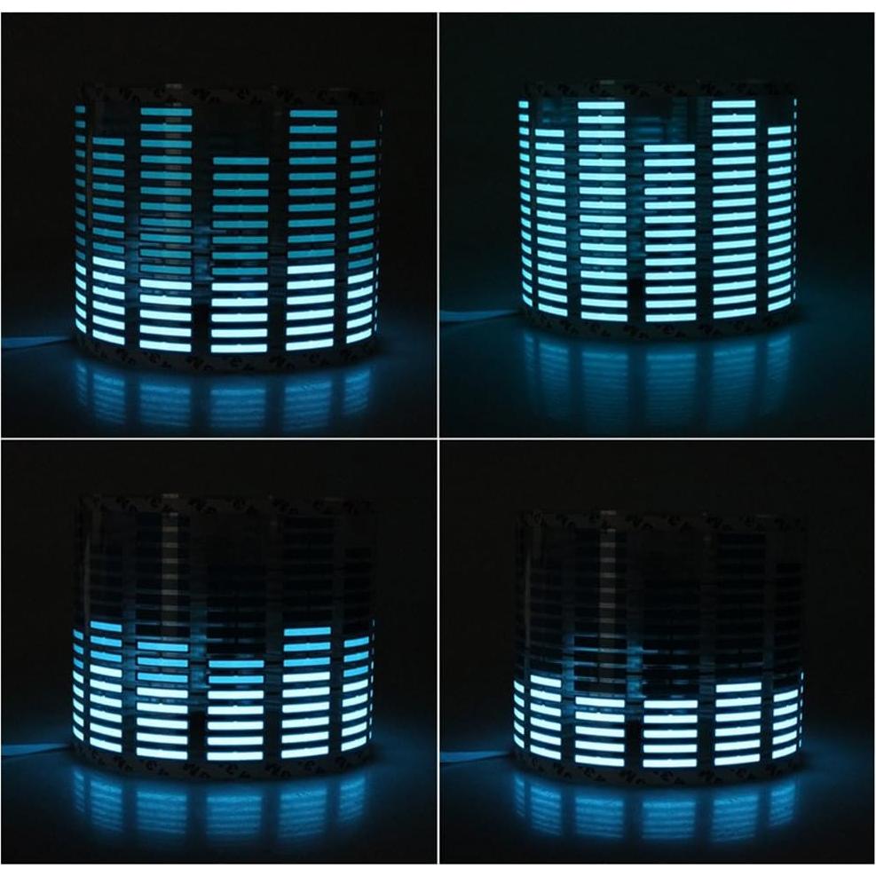 Luz LED Azul ESUPPORT 45x11cm Sensor de Música para Coche