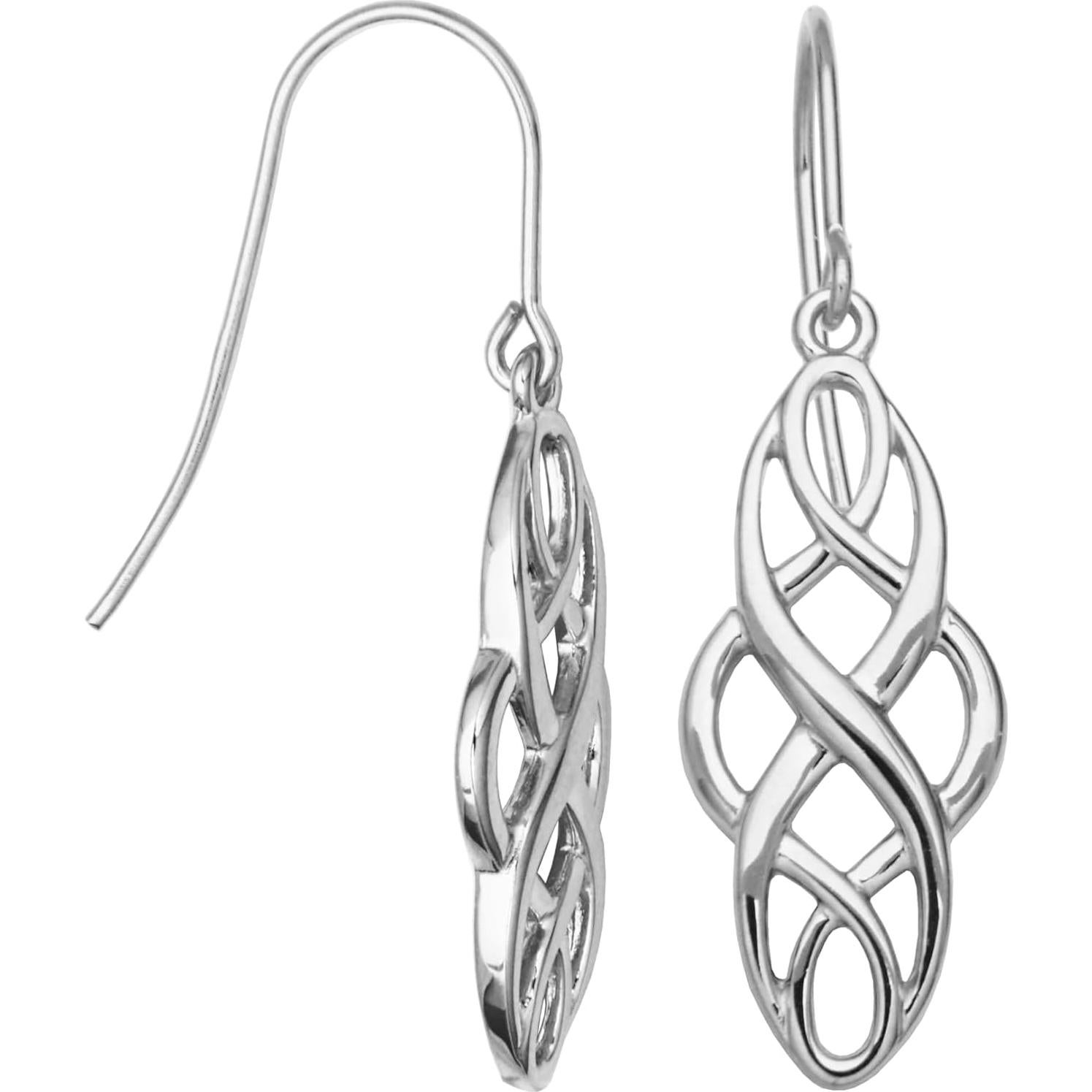 Pendientes Colgantes Amazon Essentials Plata Estilizados