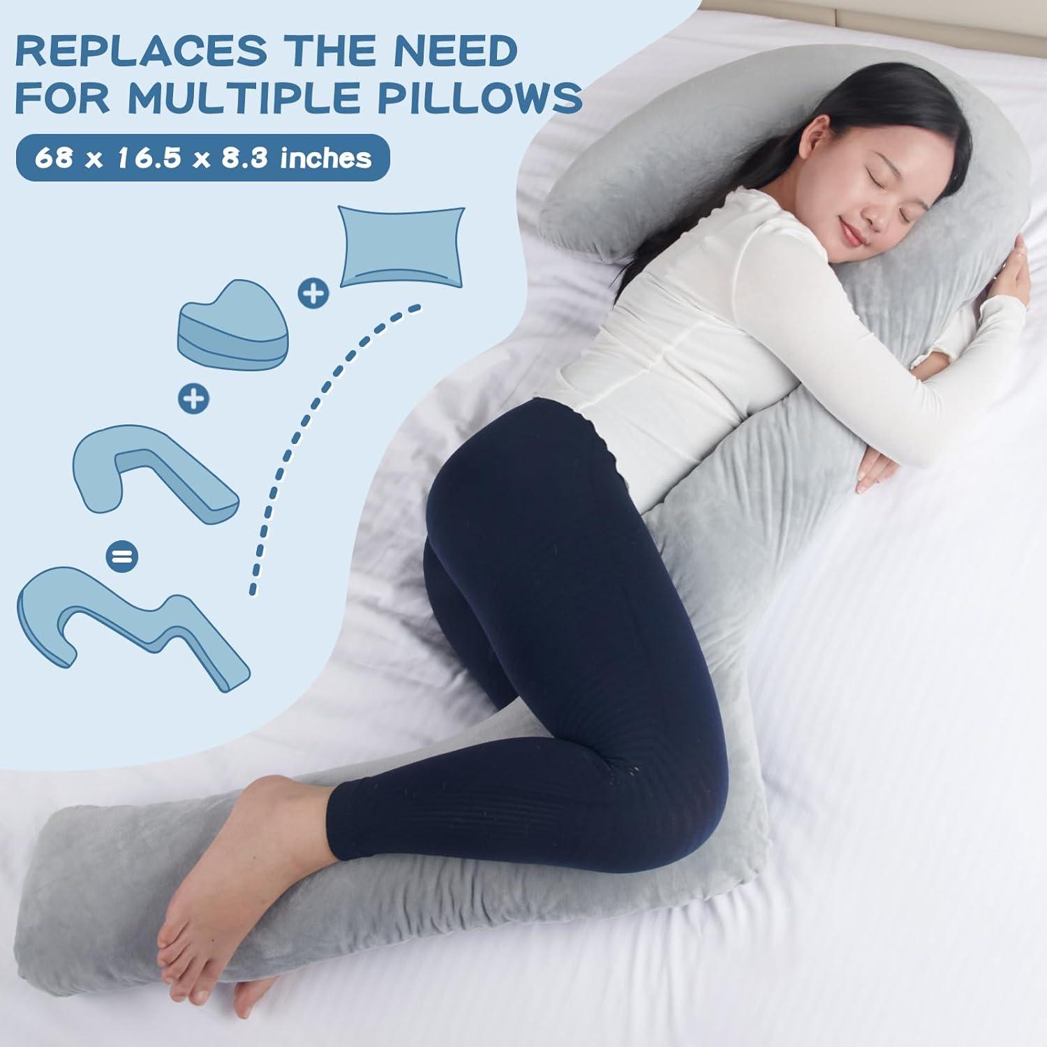 Almohada Corporal Ergonomica SAHEYER 173 cm Espuma con Memoria