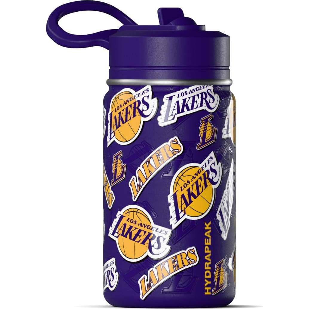 Botella de Agua Mini Hydrapeak NBA Lakers 396ml Aislada
