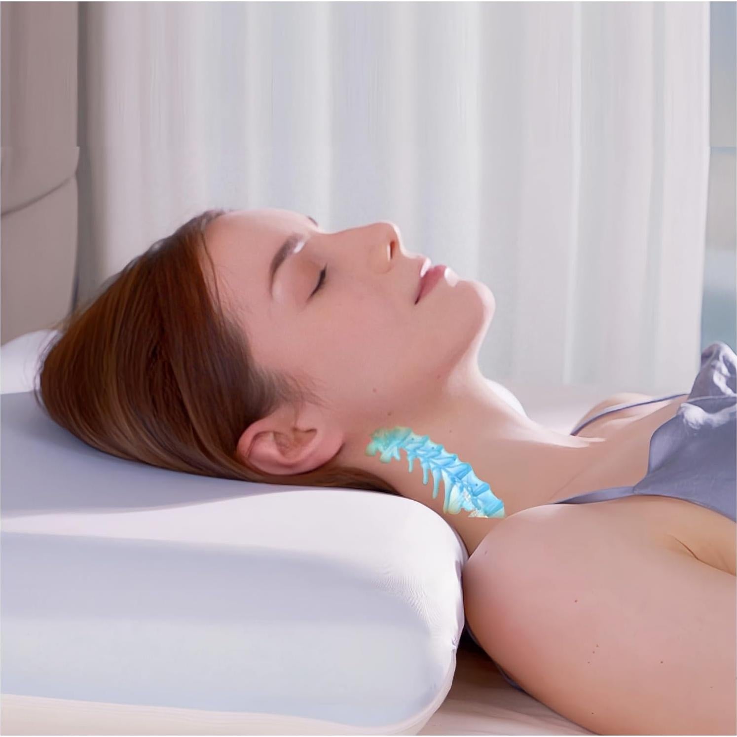 Almohada Cervical Erised 8H Espuma de Memoria Reina 62x40cm