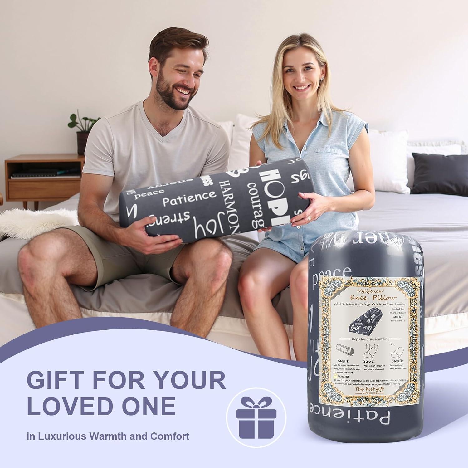 Almohada para Rodilla MYLIFESION Espuma Viscoelástica 50.8x19.8x12.2cm